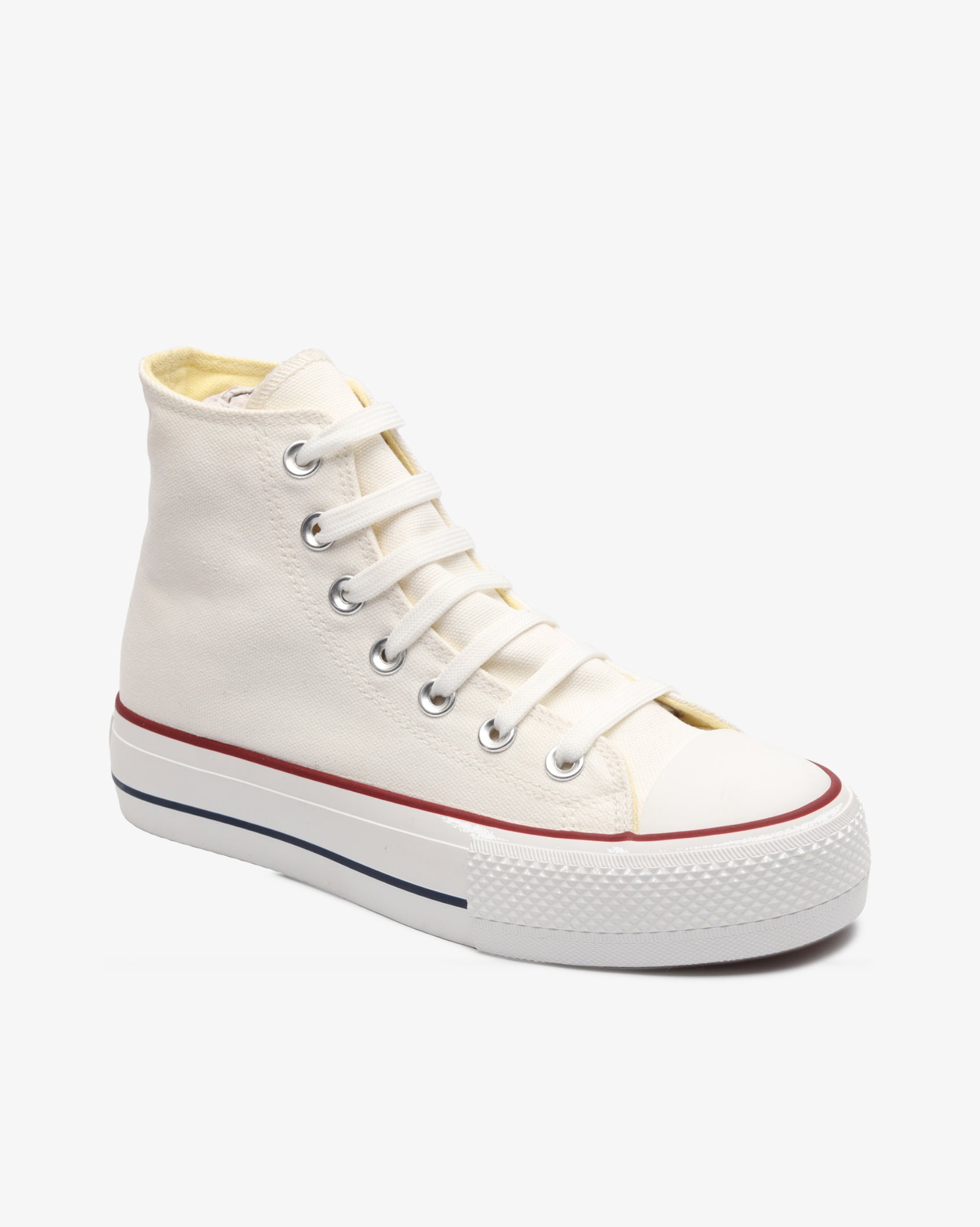 Ladies Viper Platform S26 - Vulcanized Hi Cut Canvas 4cm Platform
