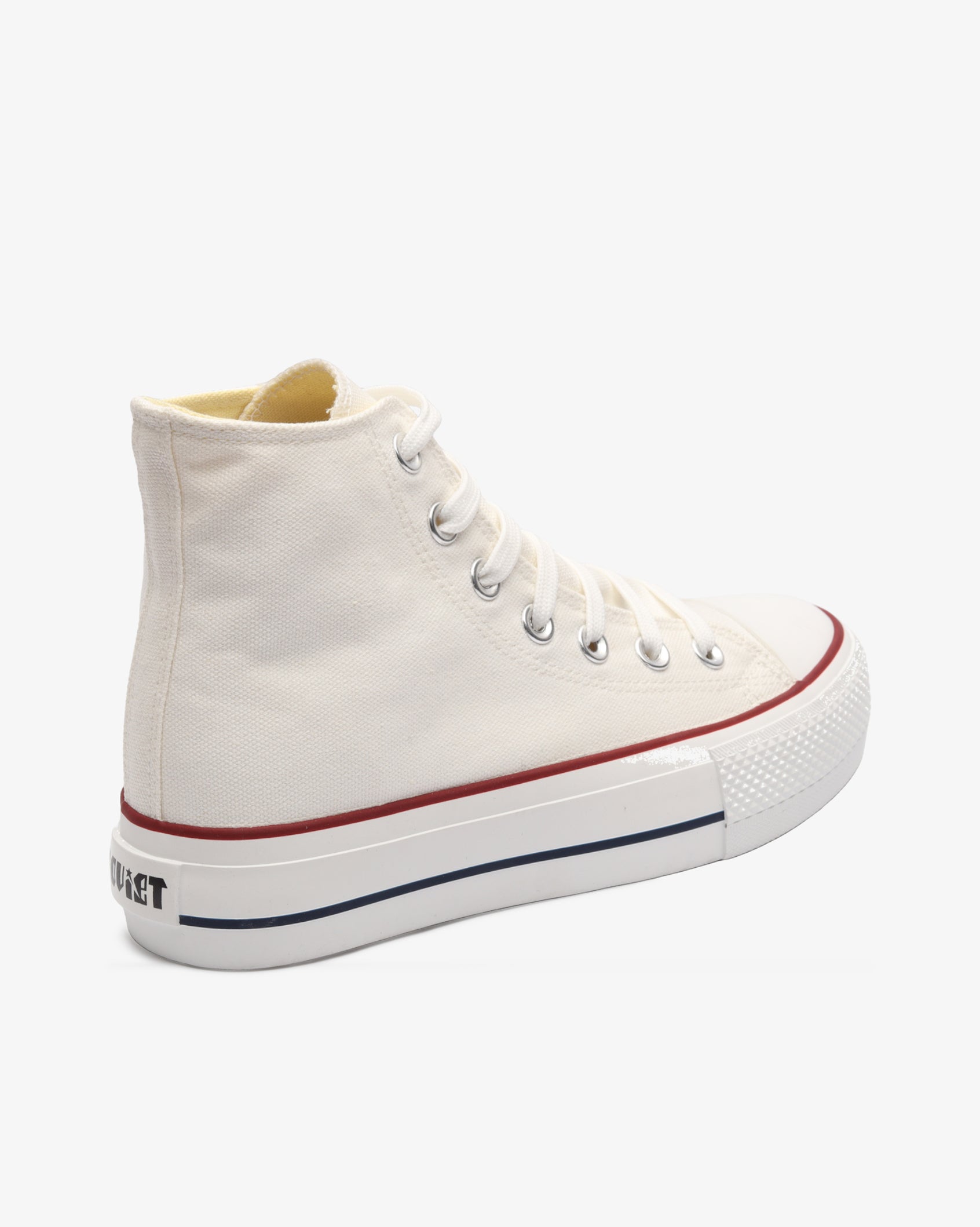 Ladies Viper Platform S26 - Vulcanized Hi Cut Canvas 4cm Platform