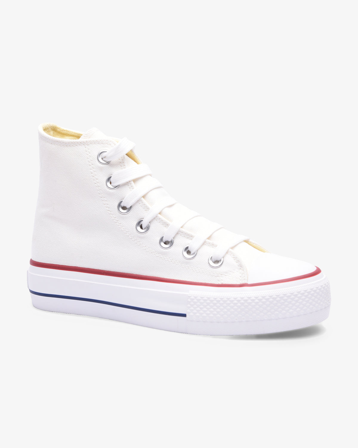 Ladies Viper Platform S26 - Vulcanized Hi Cut Canvas 4cm Platform