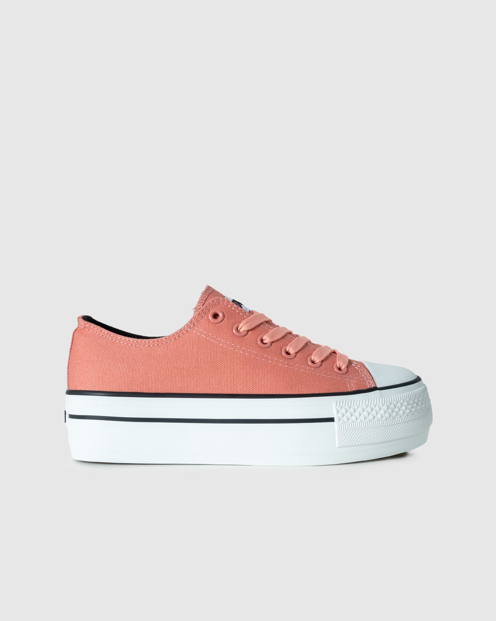 Ladies Viper - Low Cut Canvas Platform Sneaker