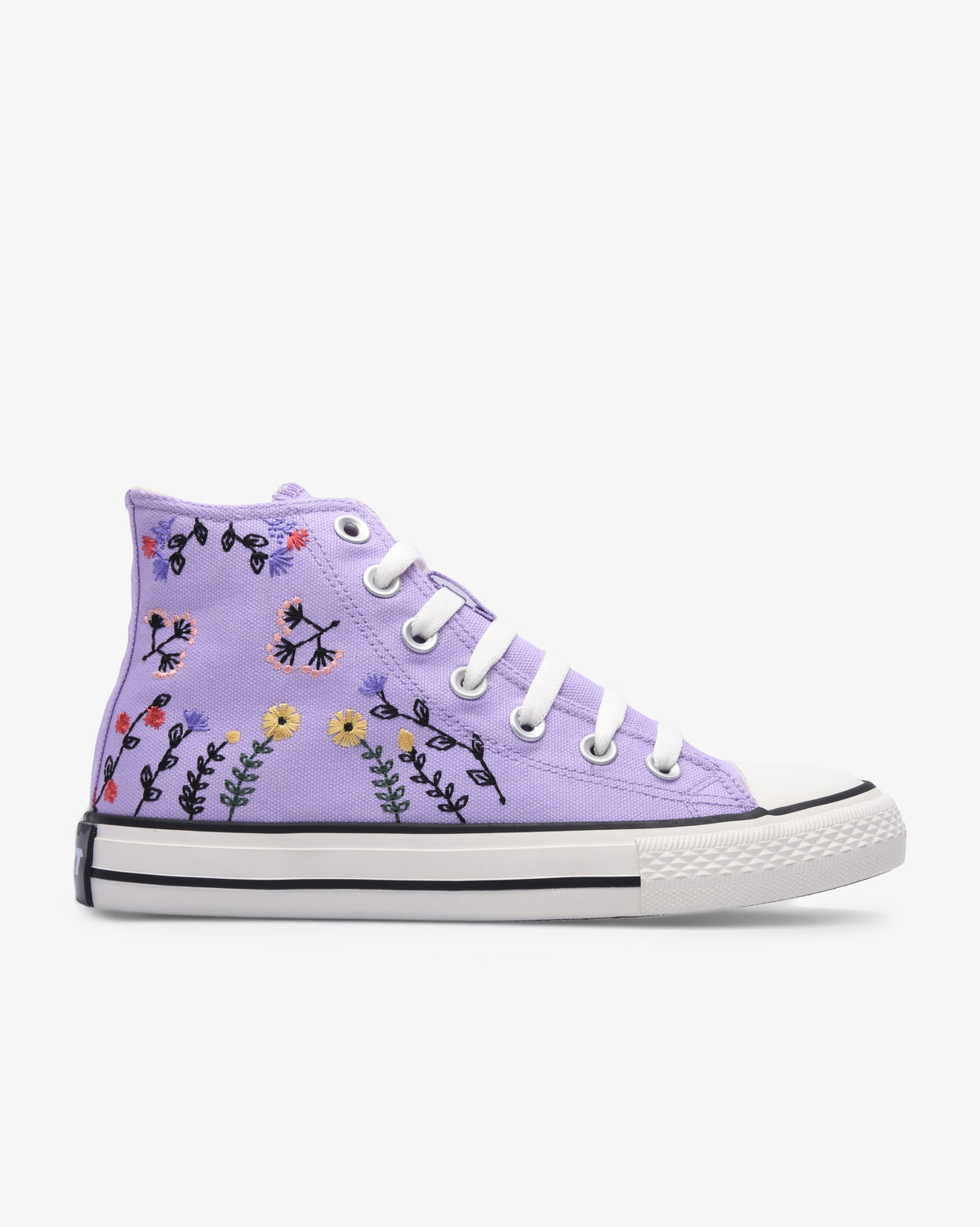 Ladies Viper Floral - Hi Cut Canvas