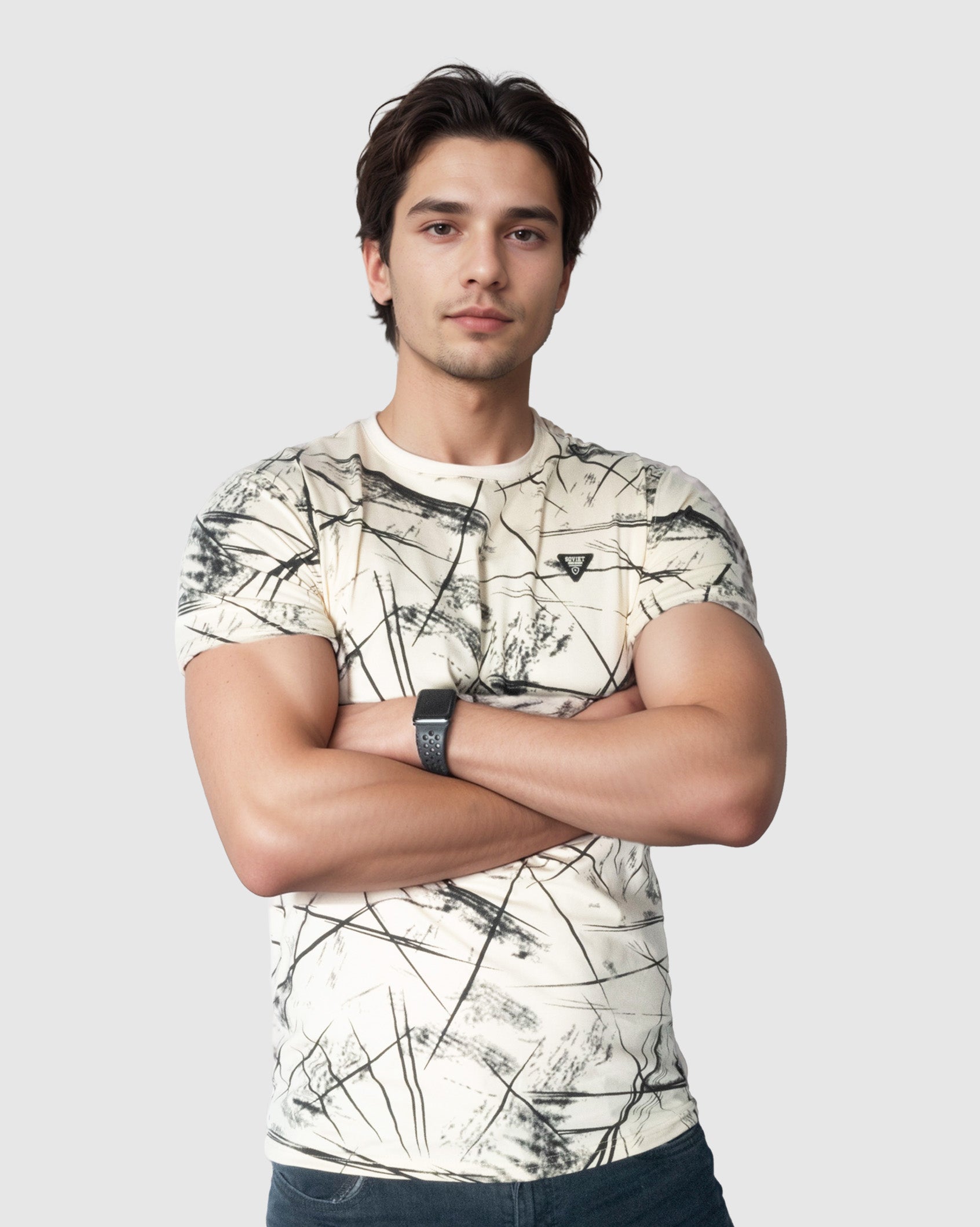 Mens Altitude - Slash Pattern Tee