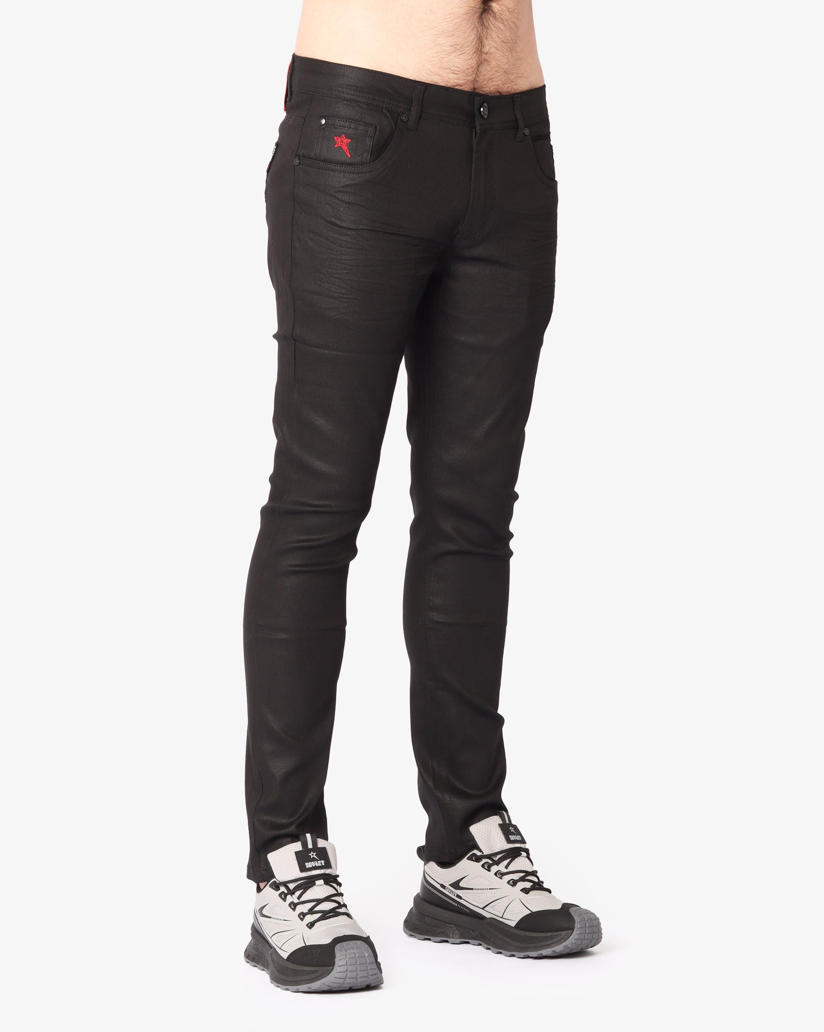 Mens Andorra #4 - Wax Skinny Jeans