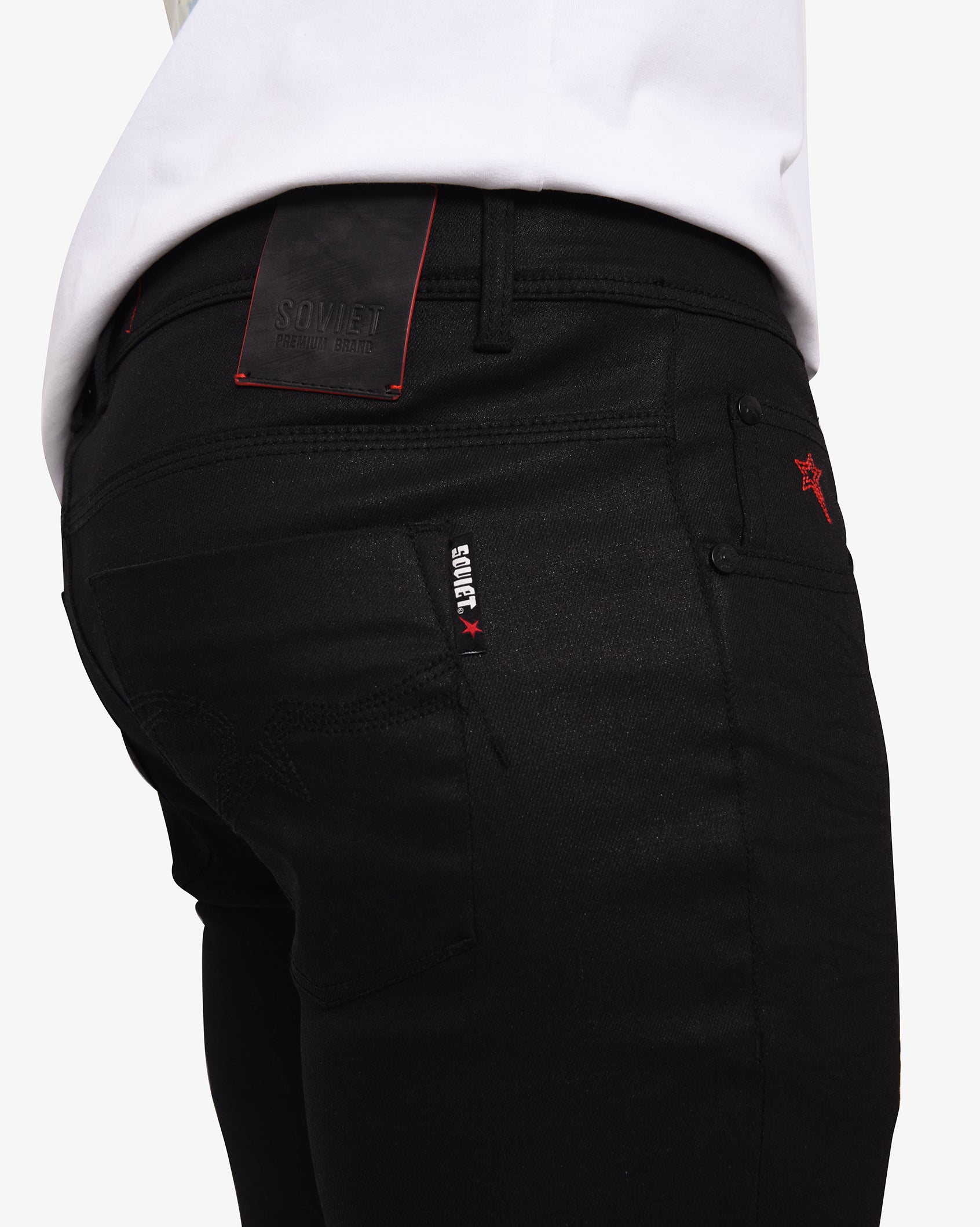 Mens Andorra #4 - Wax Skinny Jean
