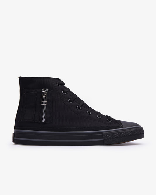 Mens Alpha - Hi Cut Vulcanized Canvas With Zip