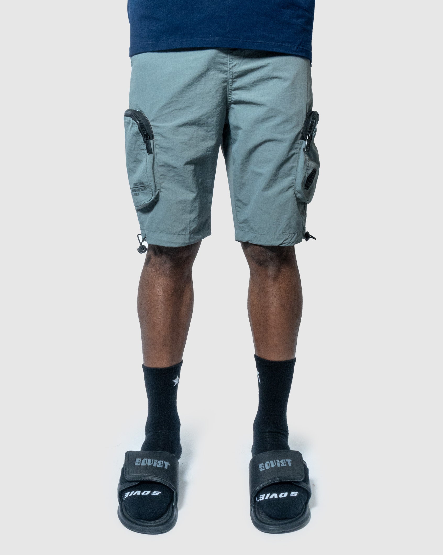 Mens Baraka - Nylon Track Shorts