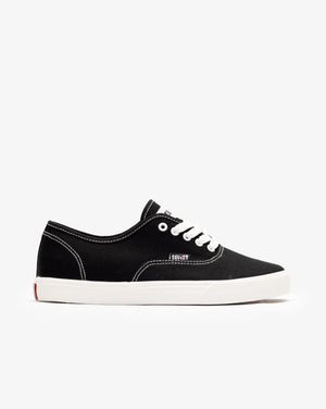 Men's Soviet Barca low cut canvas sneaker in black, showcasing stylish casual footwear with a classic design.