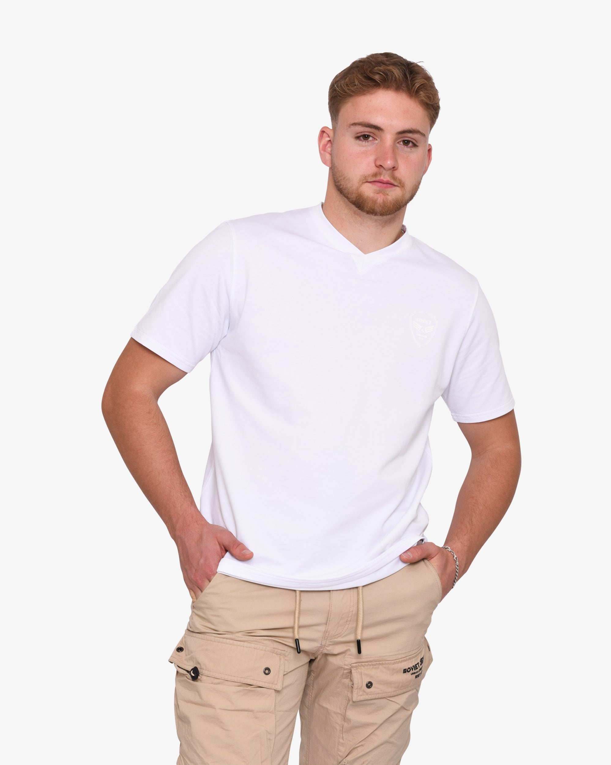 Mens Bold - Basic V-Neck Tee
