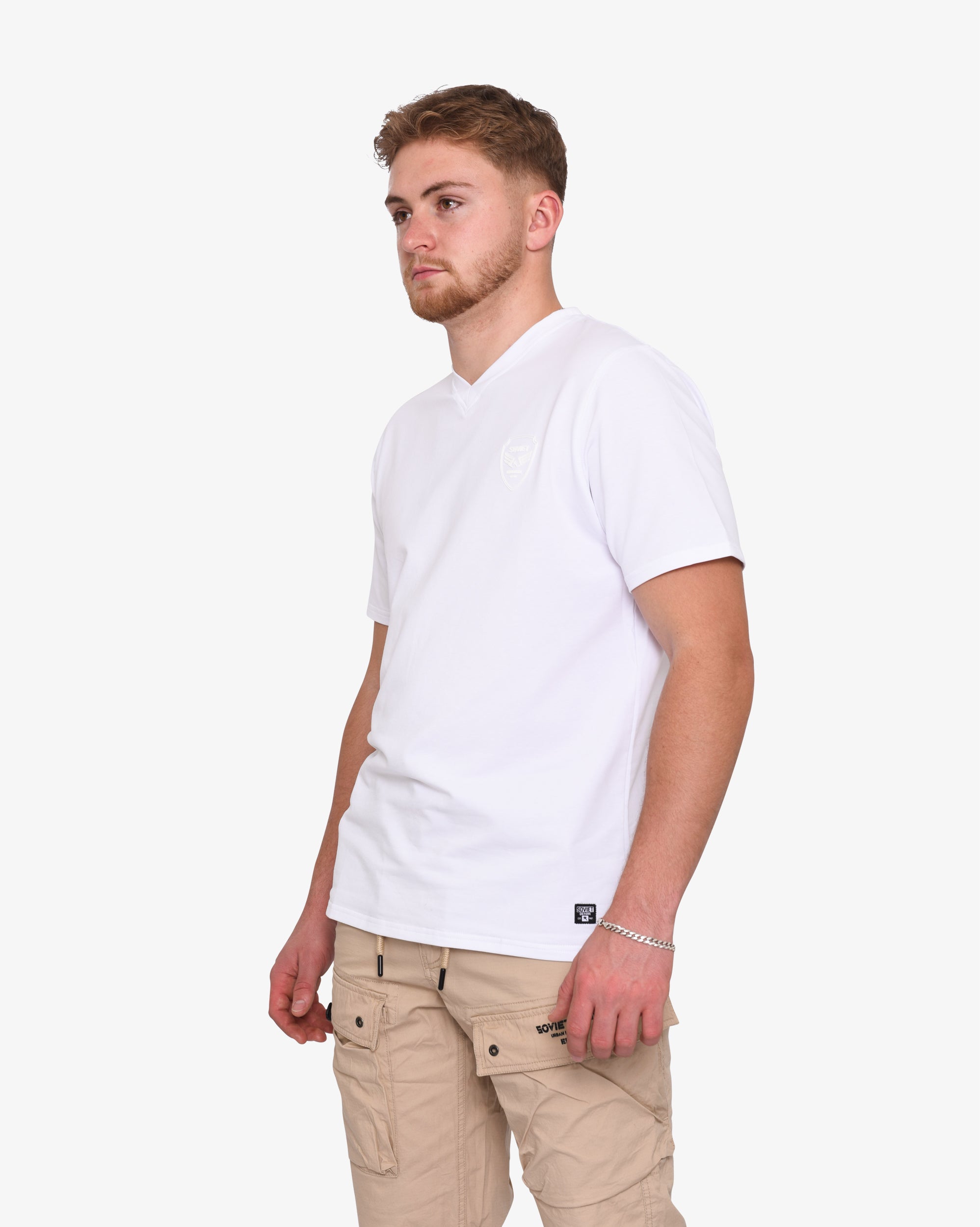 Mens Bold - Basic V-Neck Tee