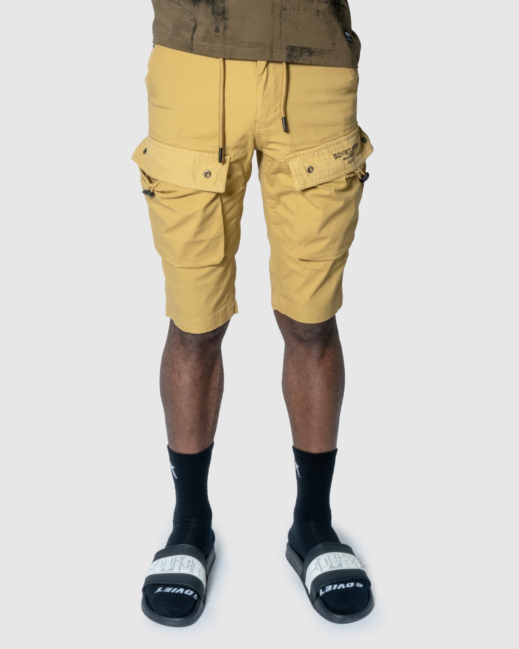 Mens Caution - Cargo Shorts