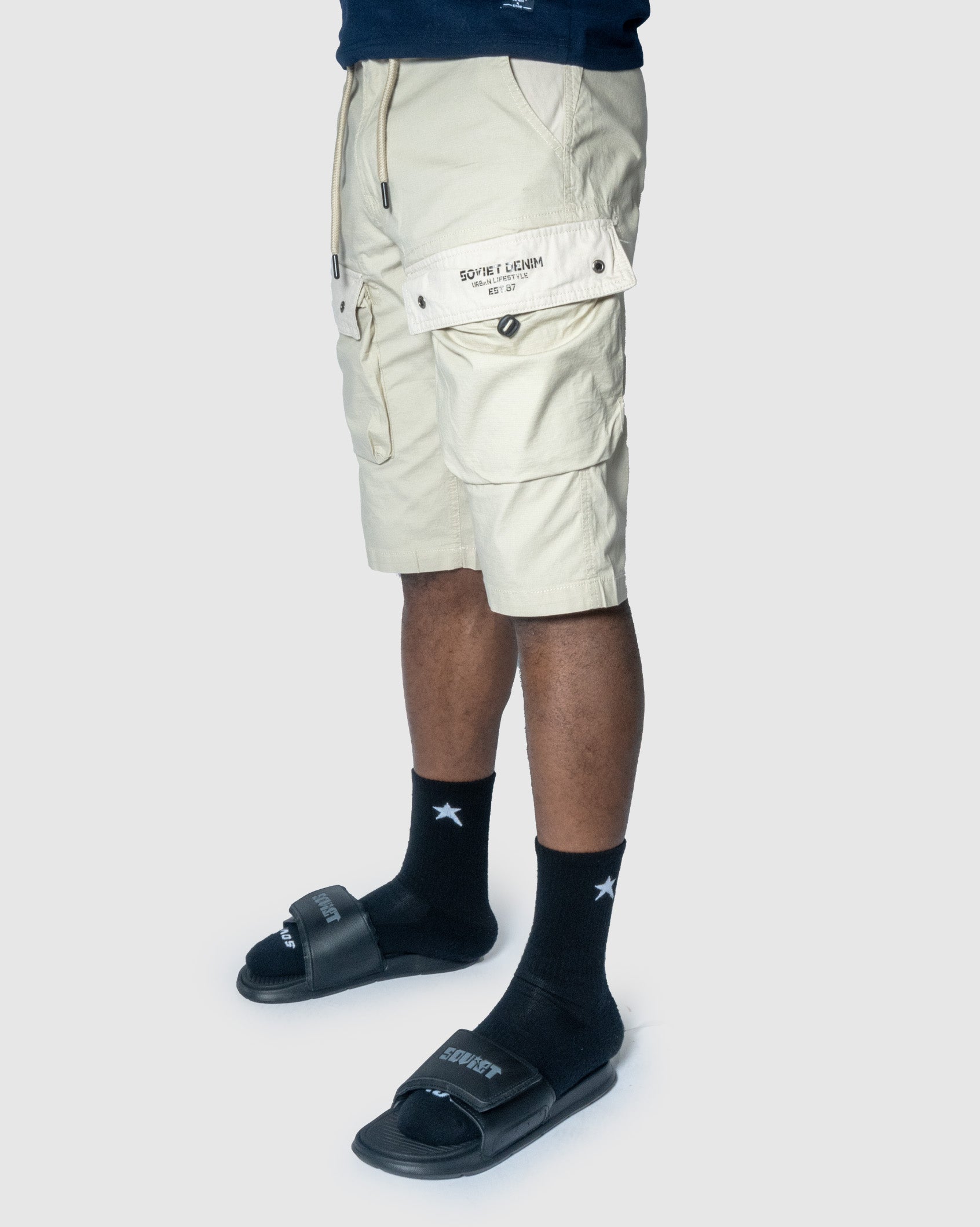 Mens Caution - Cargo Shorts