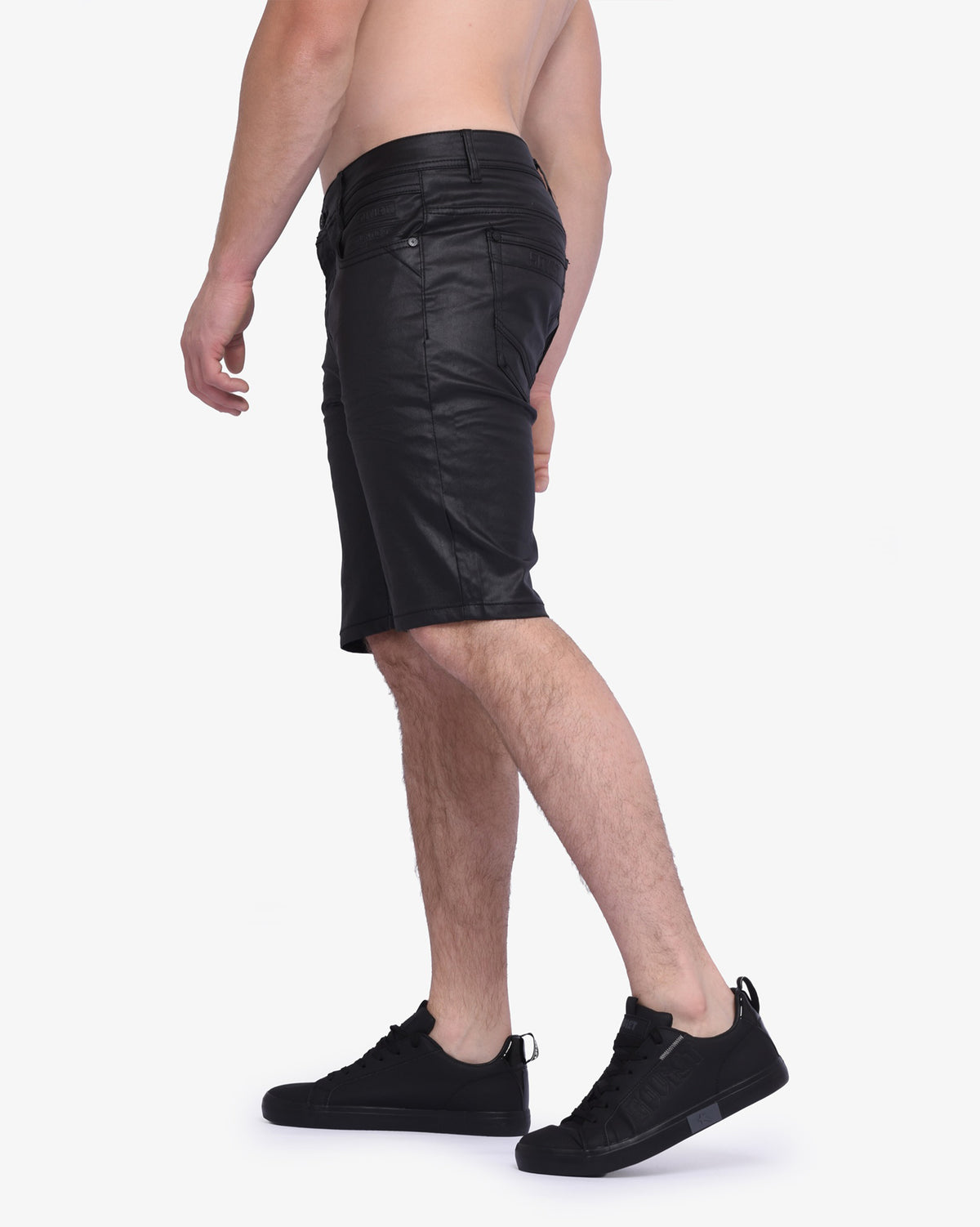 Mens Daring - Wax Coated Denim Shorts