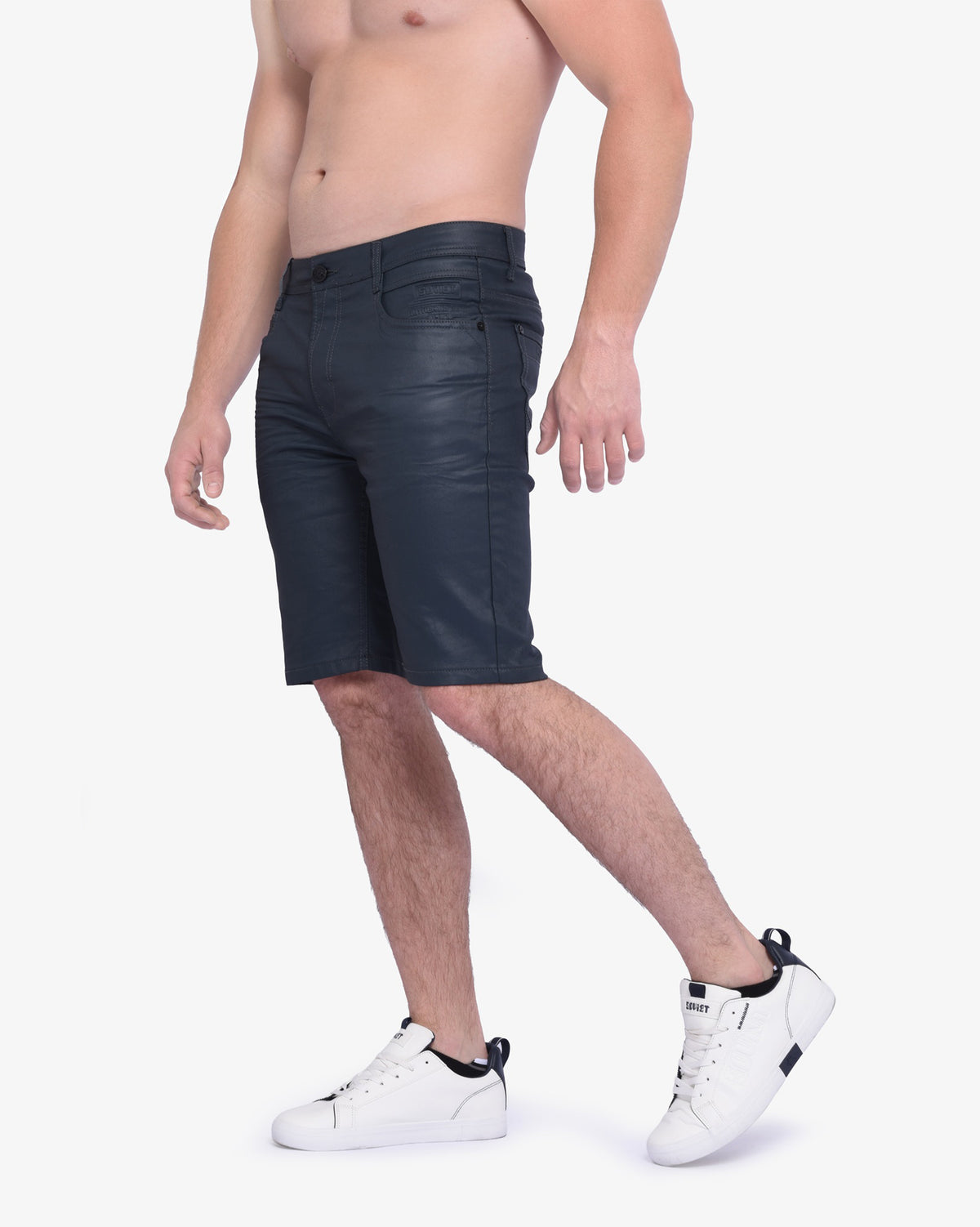 Mens Daring - Wax Coated Denim Shorts