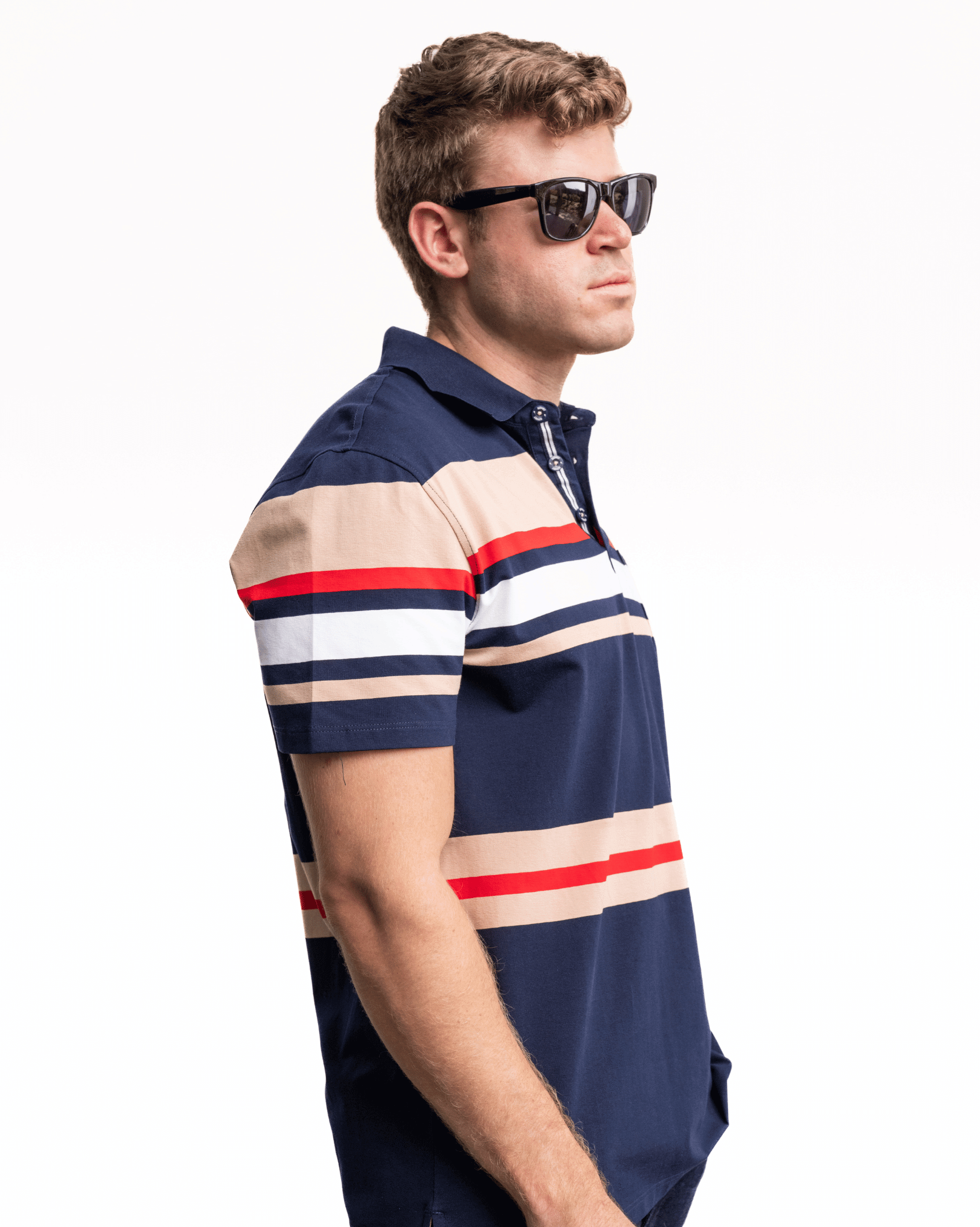 Mens Dax - Striped Golfer