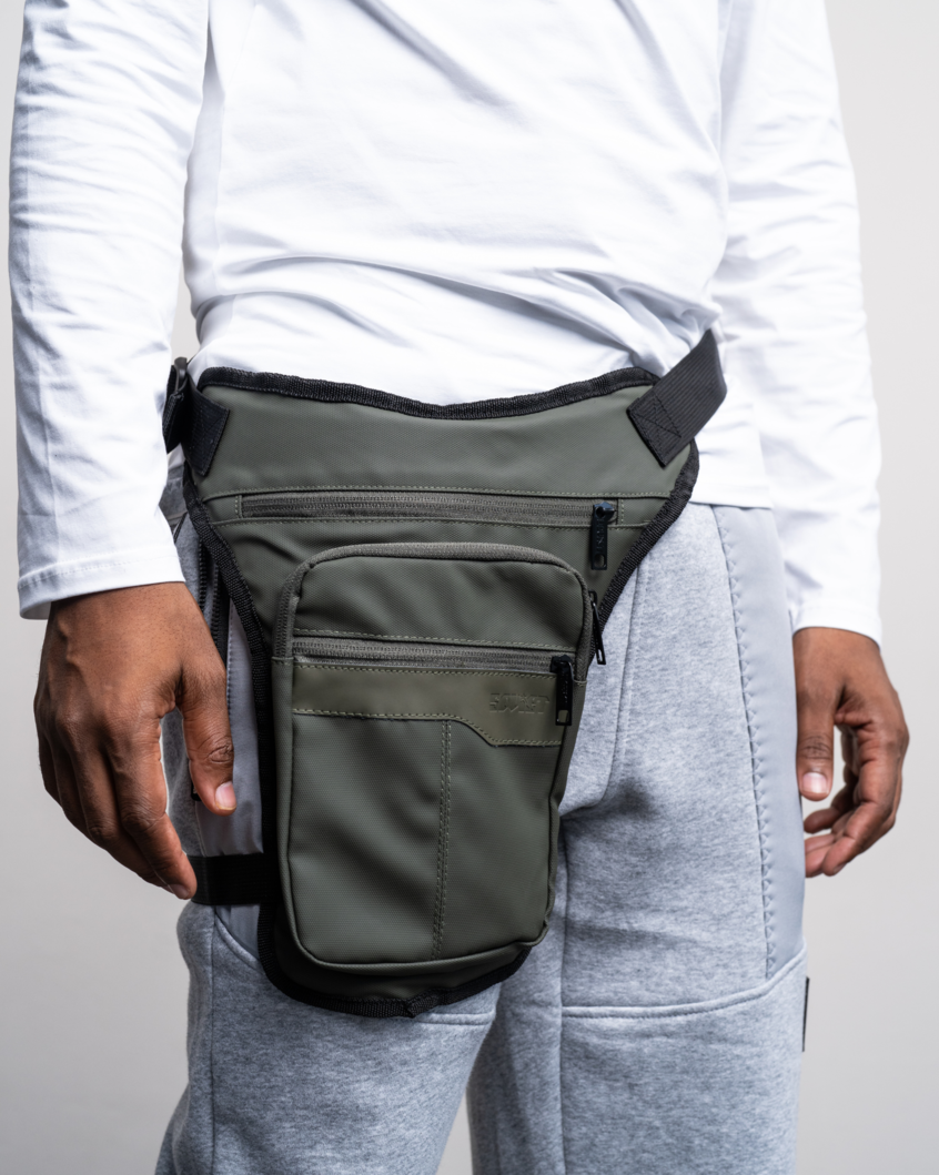 Mens Explorer - PU Leg Bag