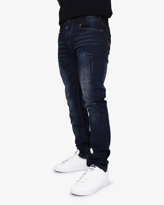 Mens Gleam #9 - Distressed Slim Fit Denim