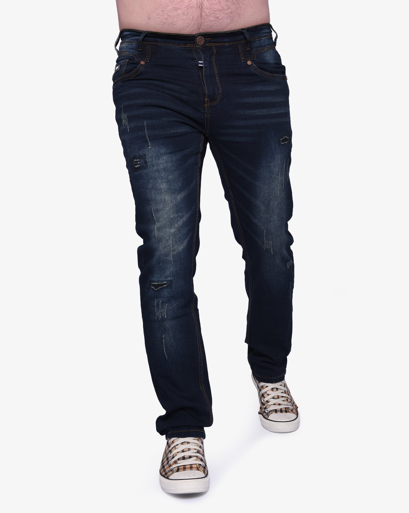 Mens Gleam #9 - Distressed Slim Fit Jeans