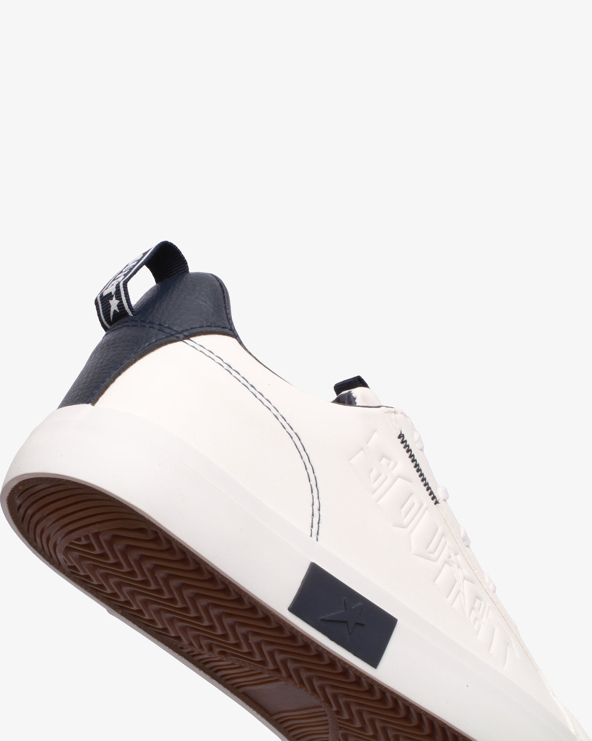 Men's Hollywood low cut PU sneaker by Soviet, featuring white ink design and casual footwear style, shown from the side view.