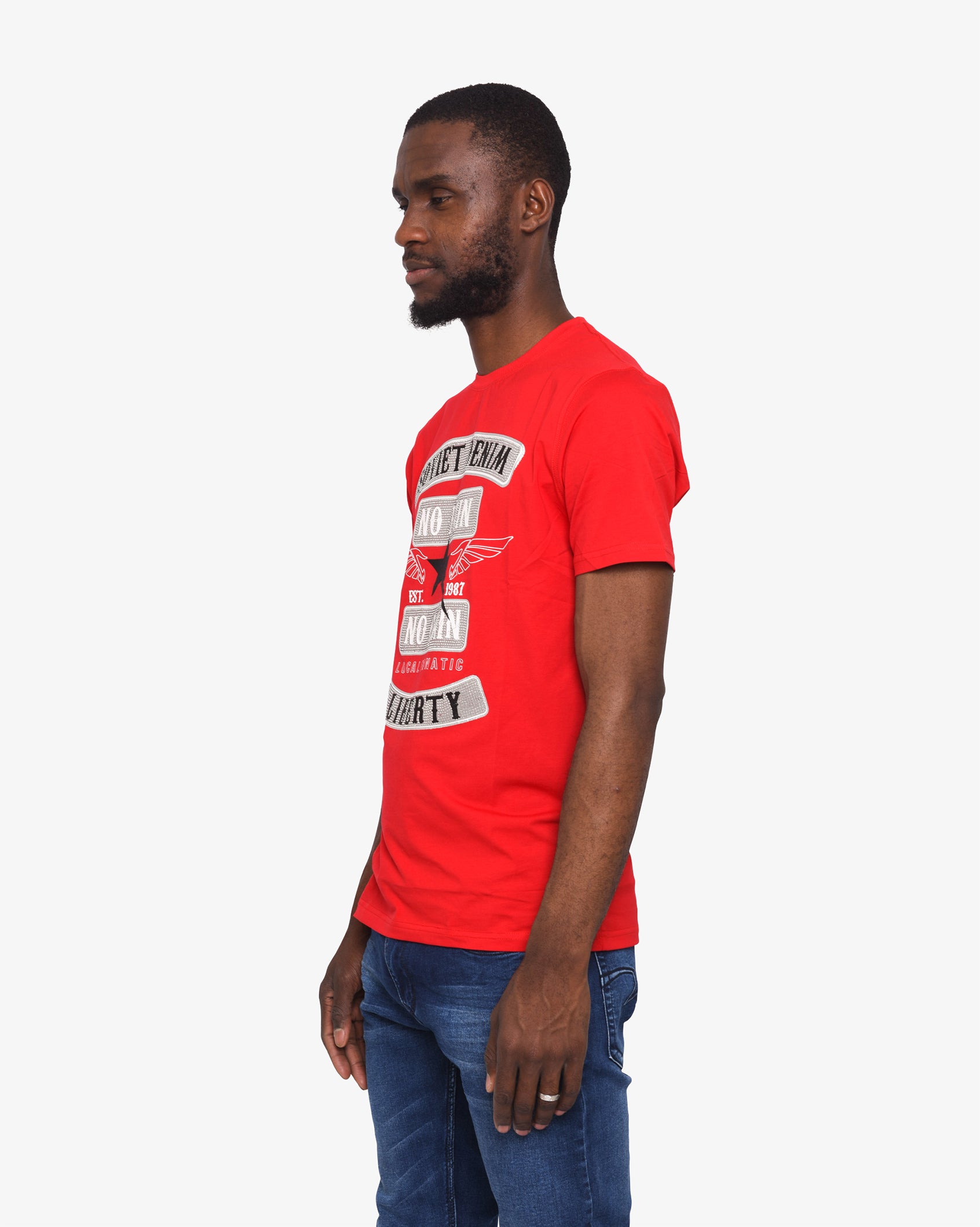 Mens Khazam - Studded Graphic Tee