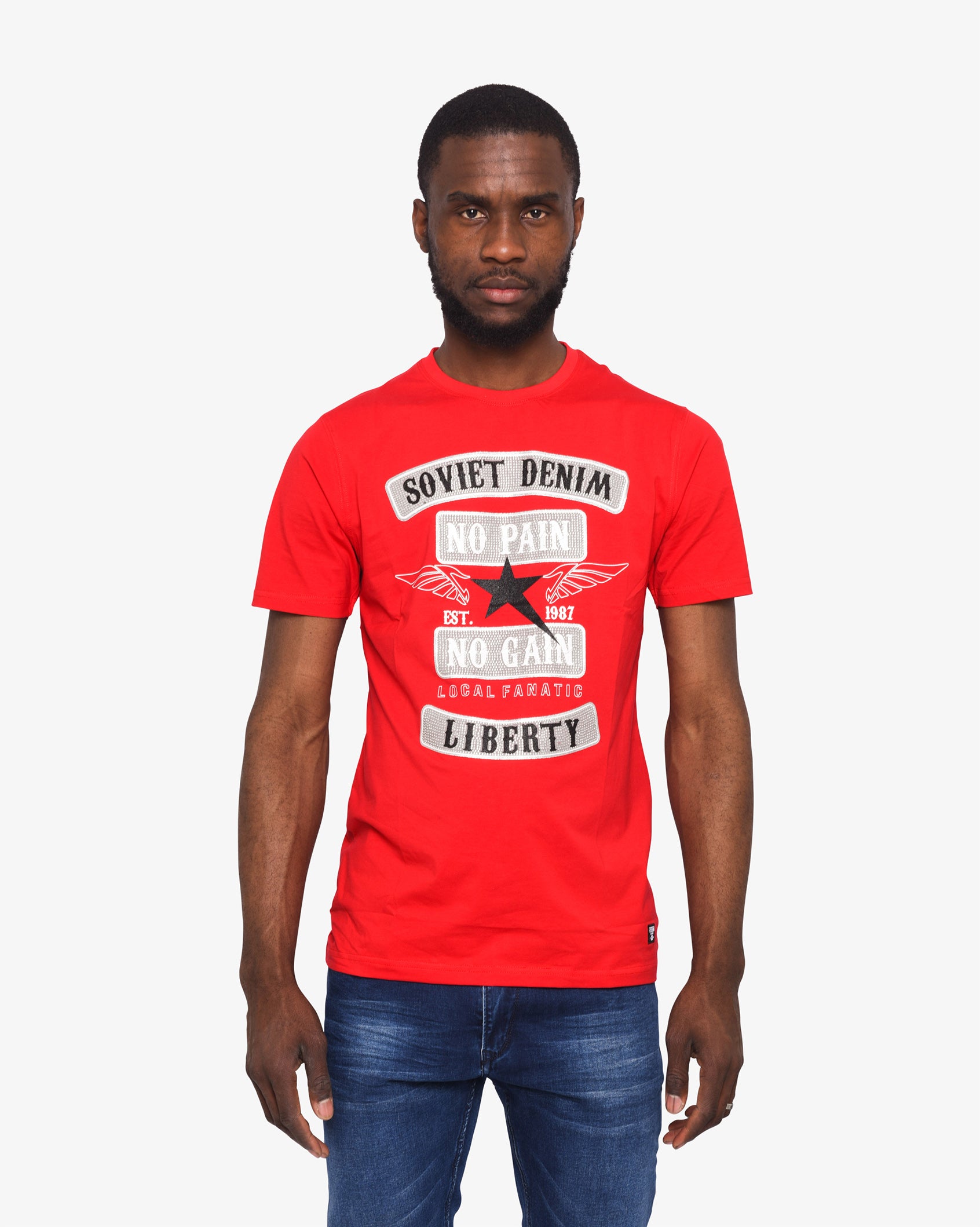 Mens Khazam - Studded Graphic Tee