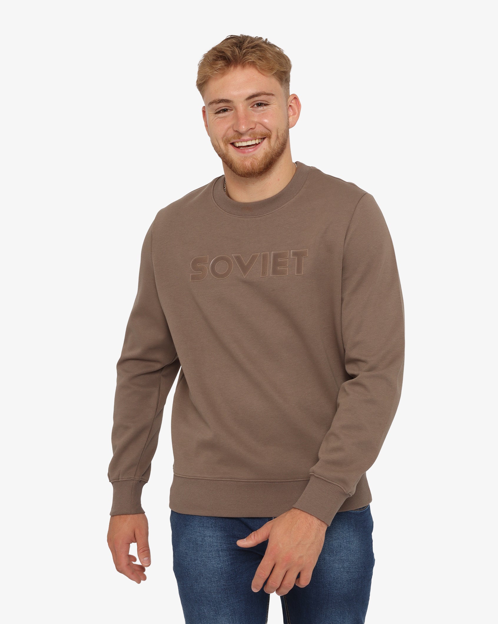 Mens Leo - Crew Neck Sweat Top