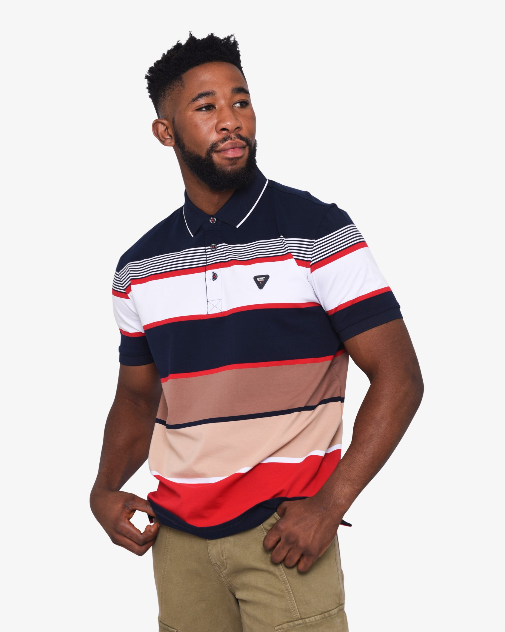 Mens Lochlan - Striped Golfer