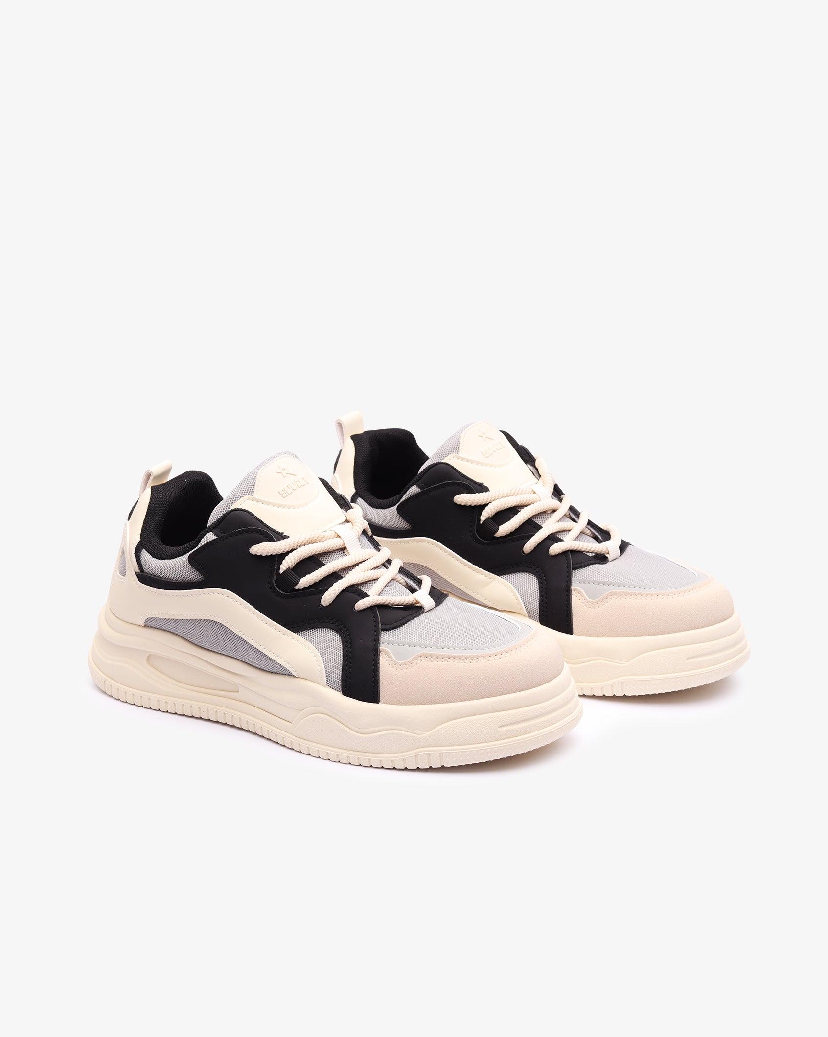 Mens Lagerfeld - Mixed Media Sneaker