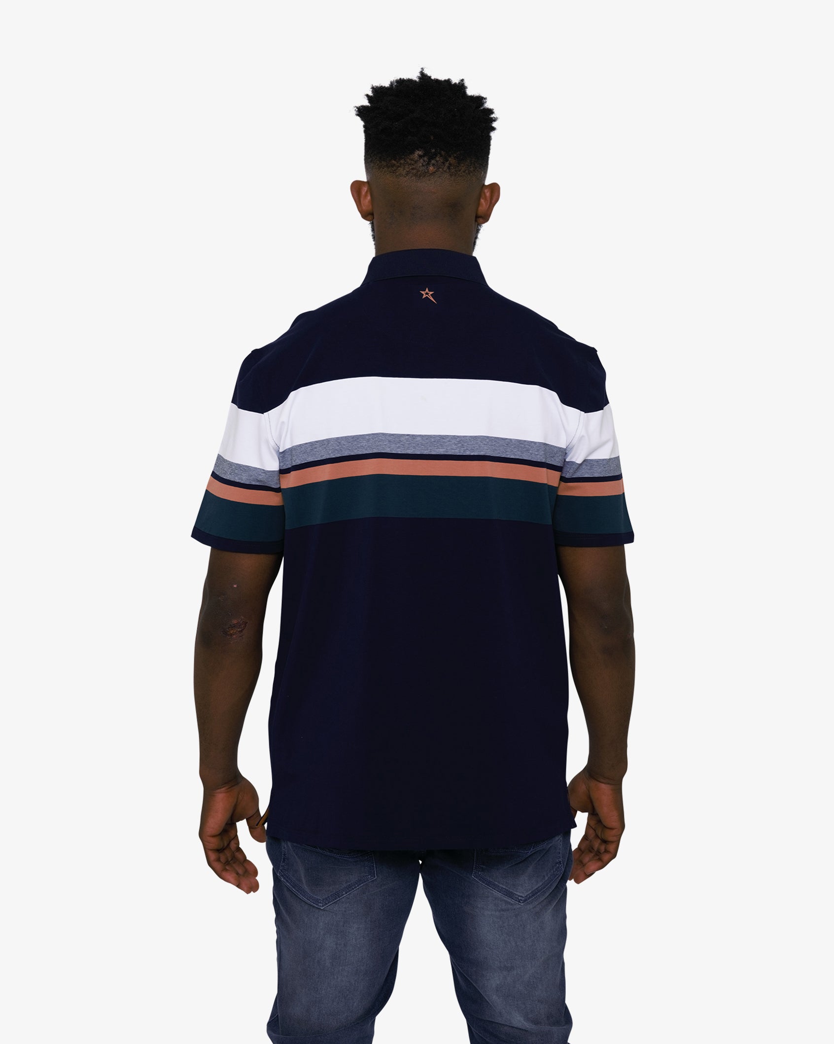 Mens Nappa - Striped Golfer
