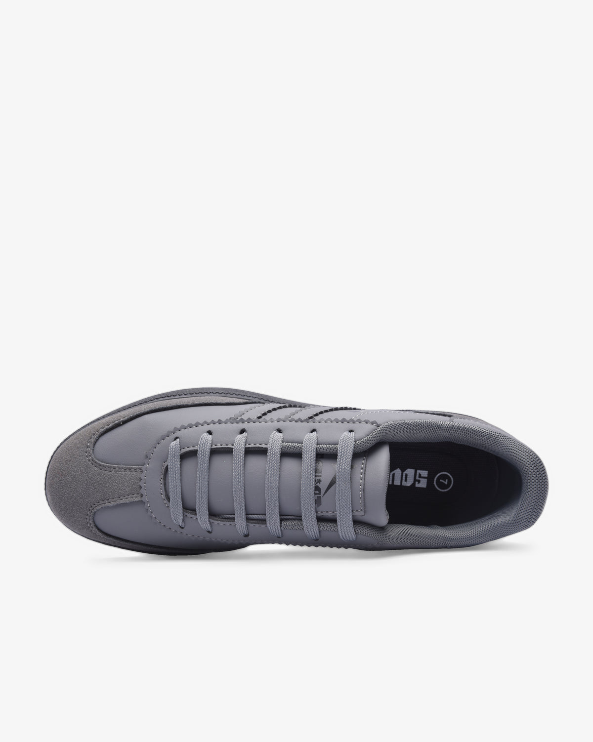 Mens Ness - Low Cut Casual Sneaker Steel Grey/Black