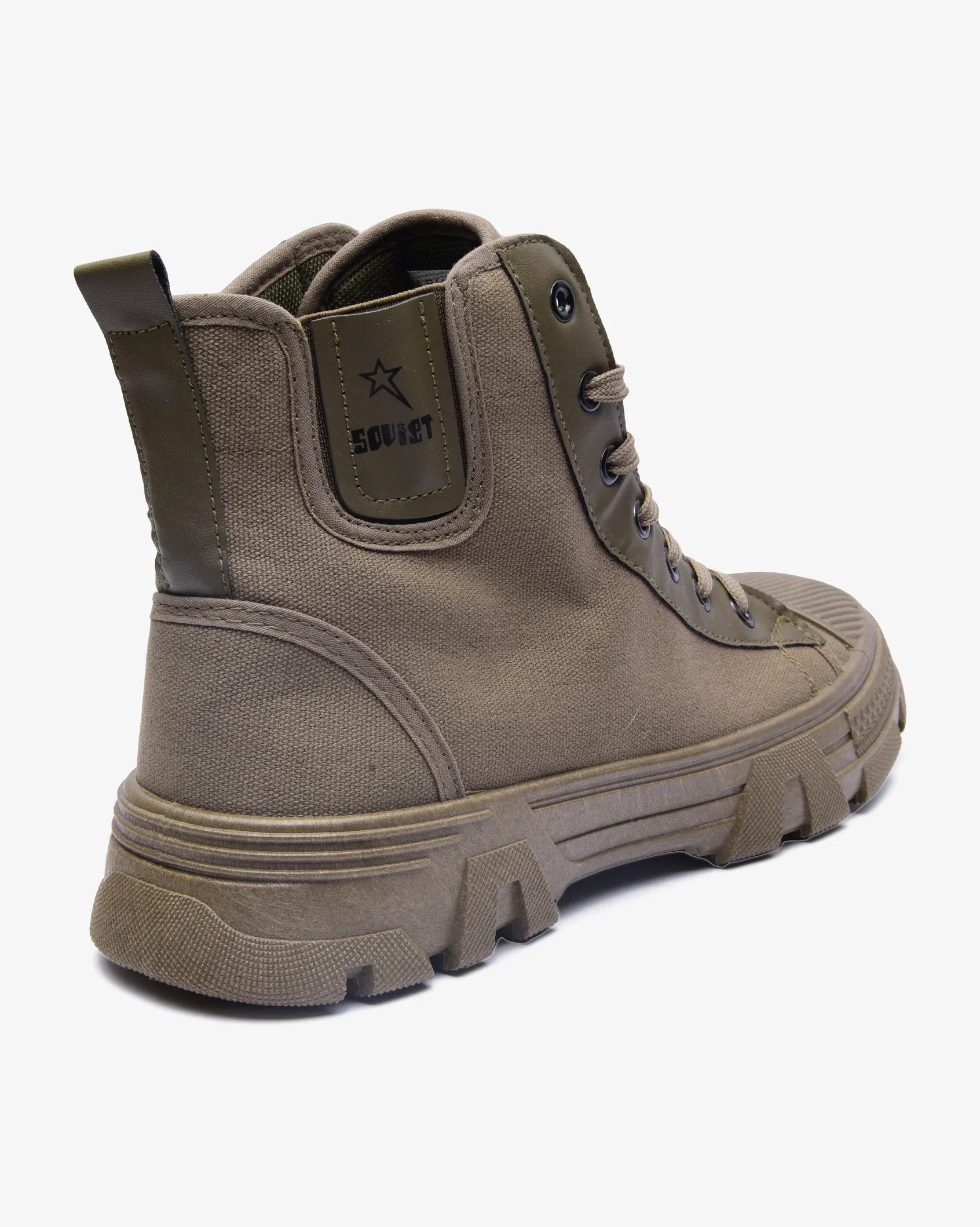 Mens Raptor - Combat Canvas Boot - Soviet Denim