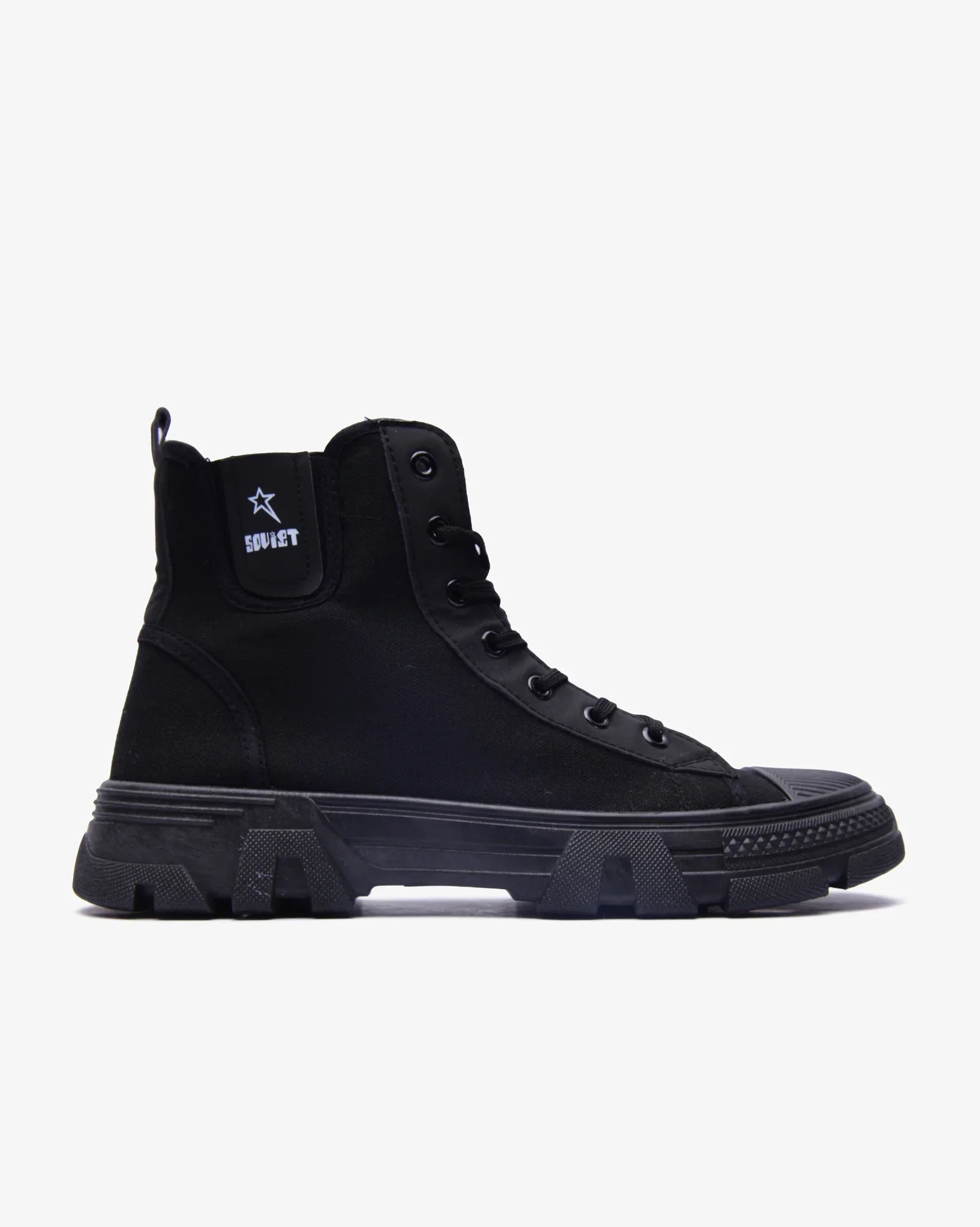Mens Raptor - Combat Canvas Boot - Soviet Denim