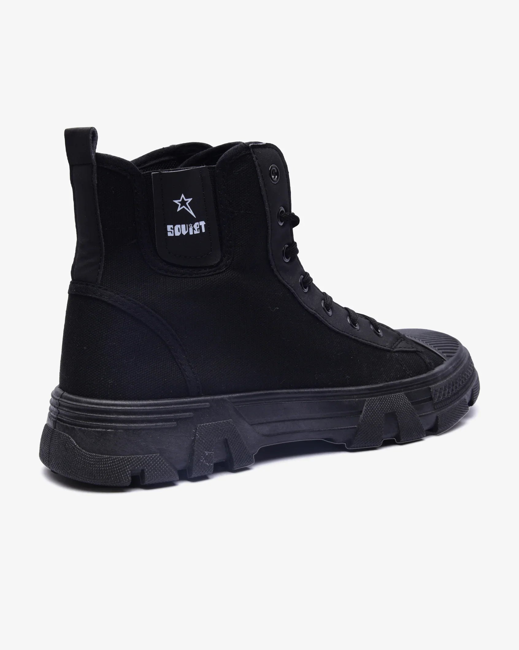 Mens Raptor - Combat Canvas Boot - Soviet Denim