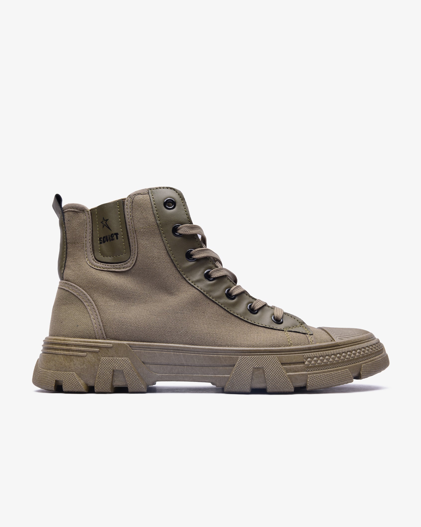 Mens Raptor - Combat Canvas Boot - Soviet Denim