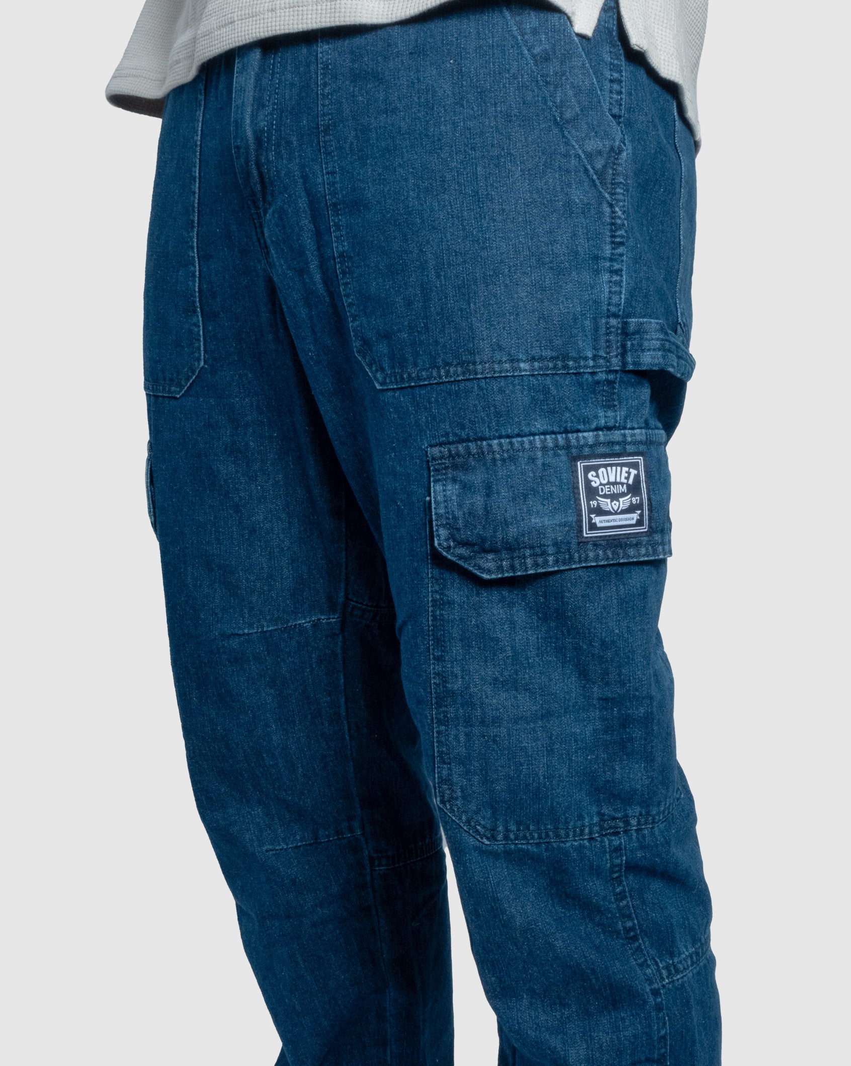 Mens Rhythm - Cargo Denim