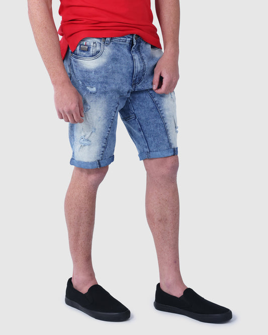 Mens Rowdy - Denim Shorts