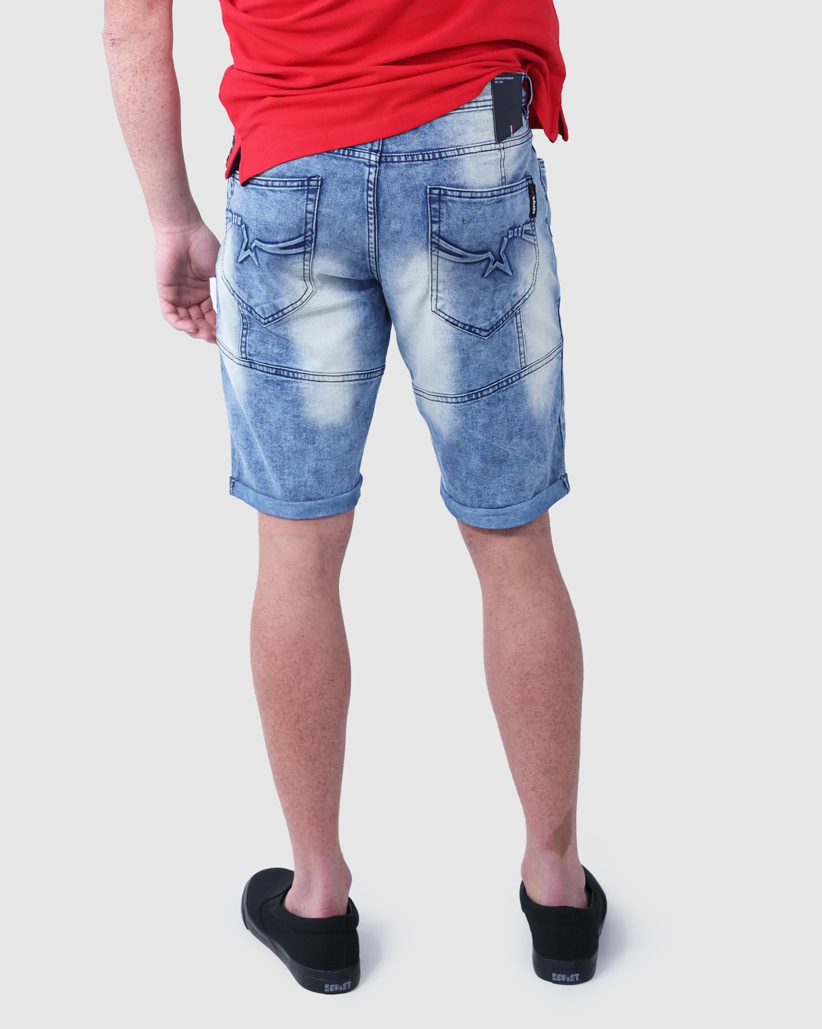 Mens Rowdy - Denim Shorts