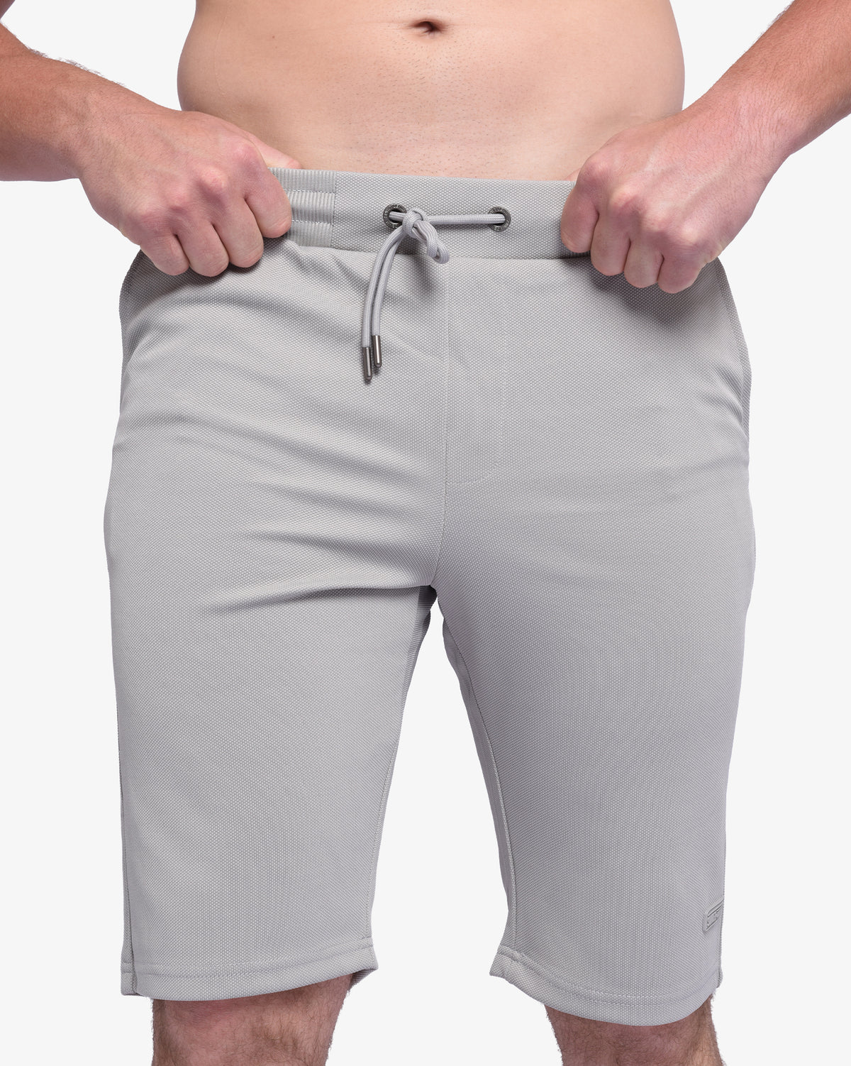 Light grey men's casual shorts by Soviet, featuring a comfortable fit and stylish design, perfect for everyday wear.