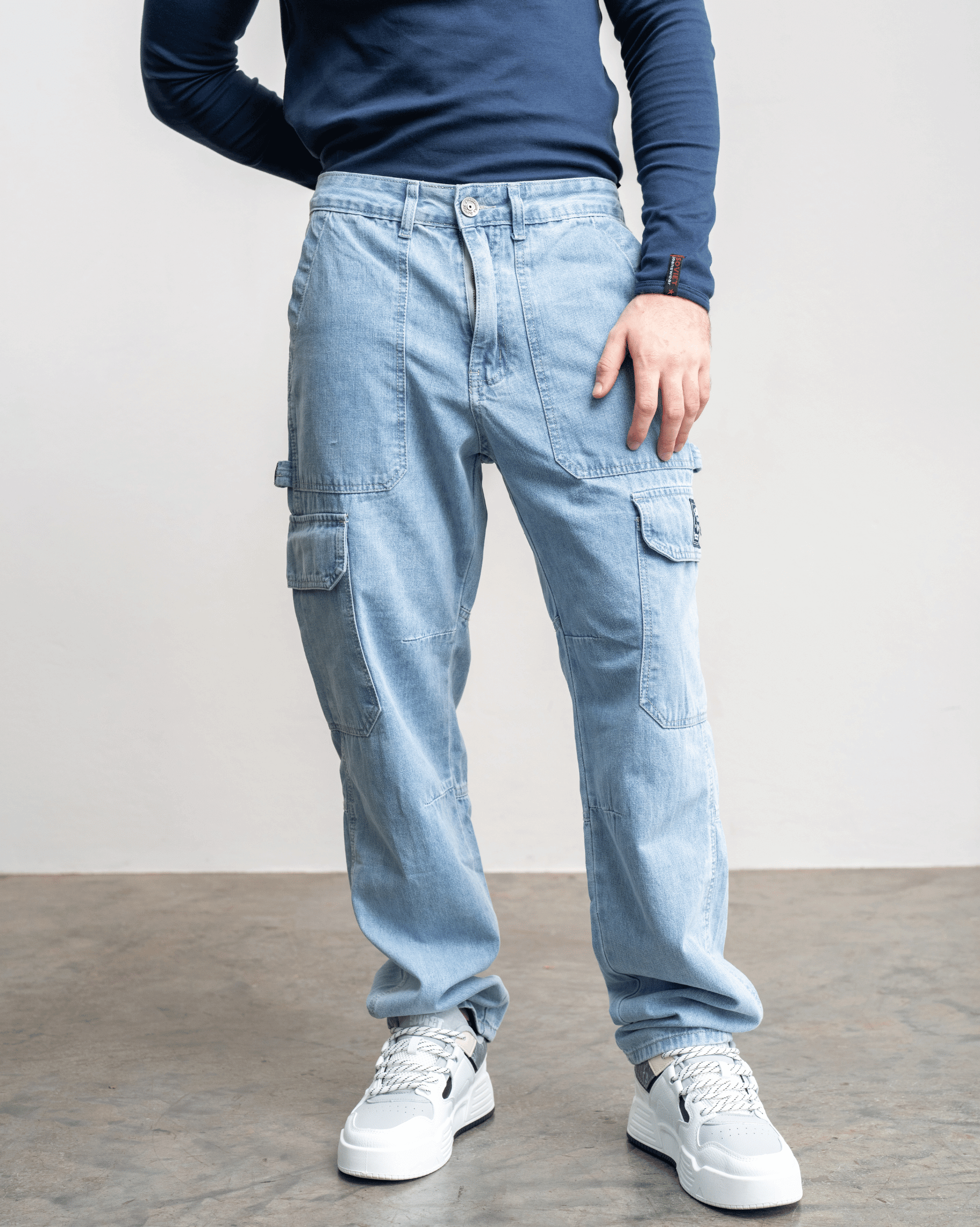 Mens Rhythm - Cargo Jeans