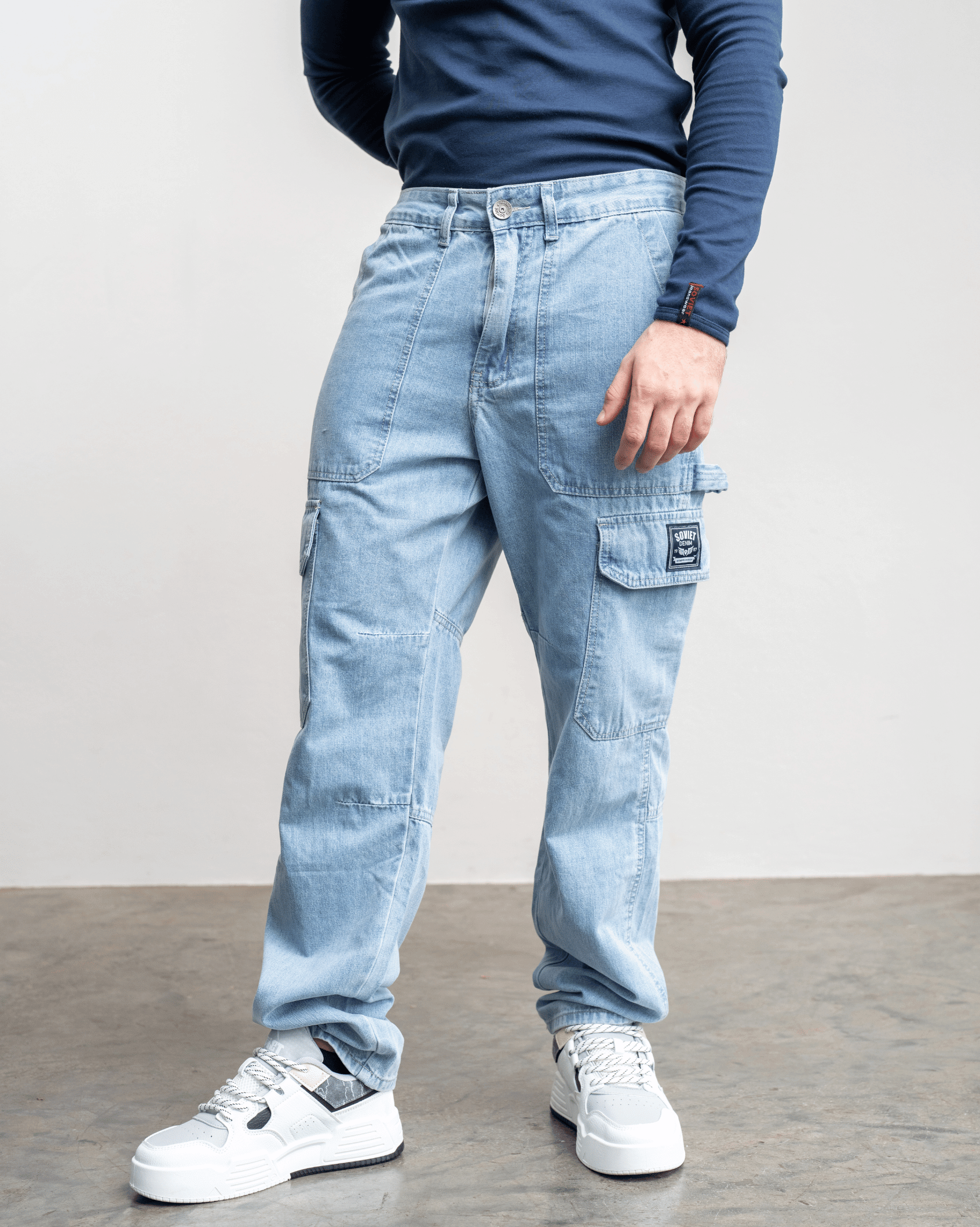Mens Rhythm - Cargo Jeans