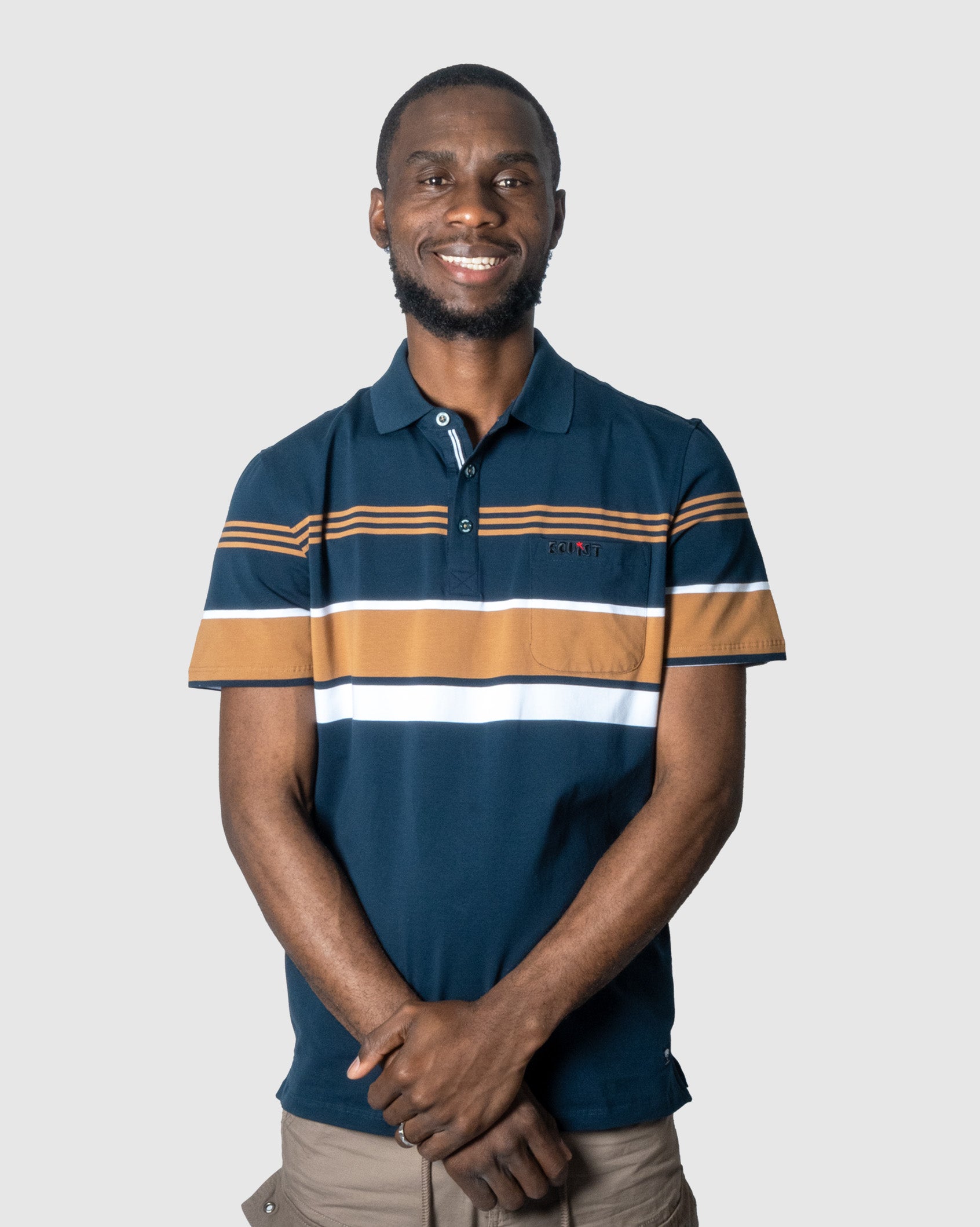 Mens Signal - Striped Golfer