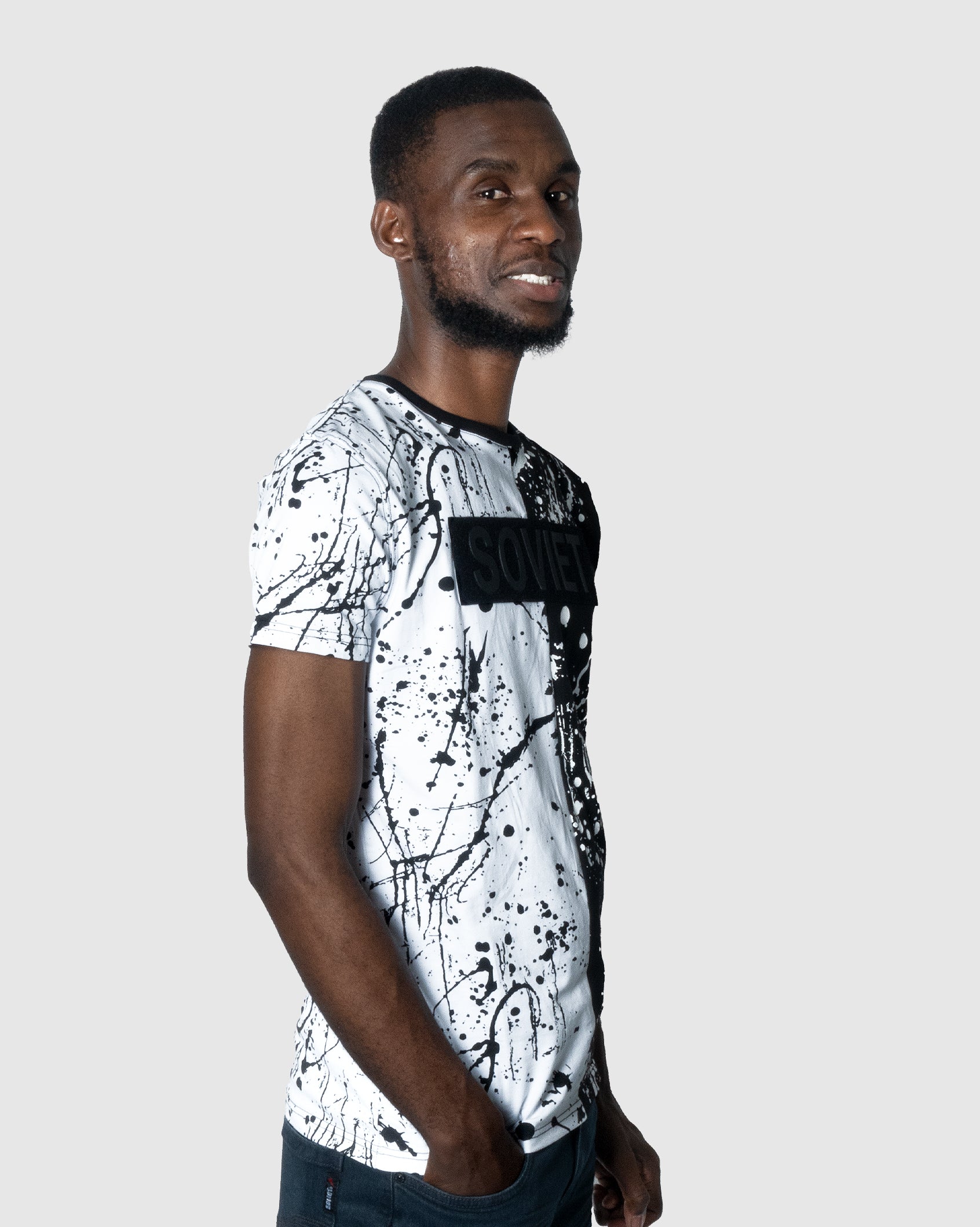 Mens Slide - Paint Fashion Tee