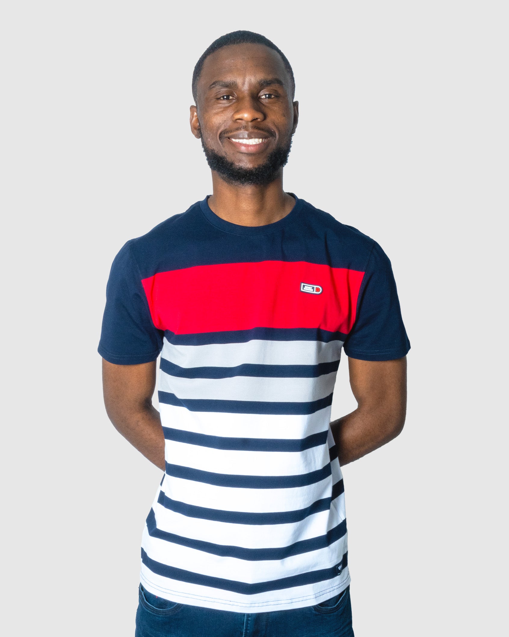 Mens Star - Striped Summer Tee