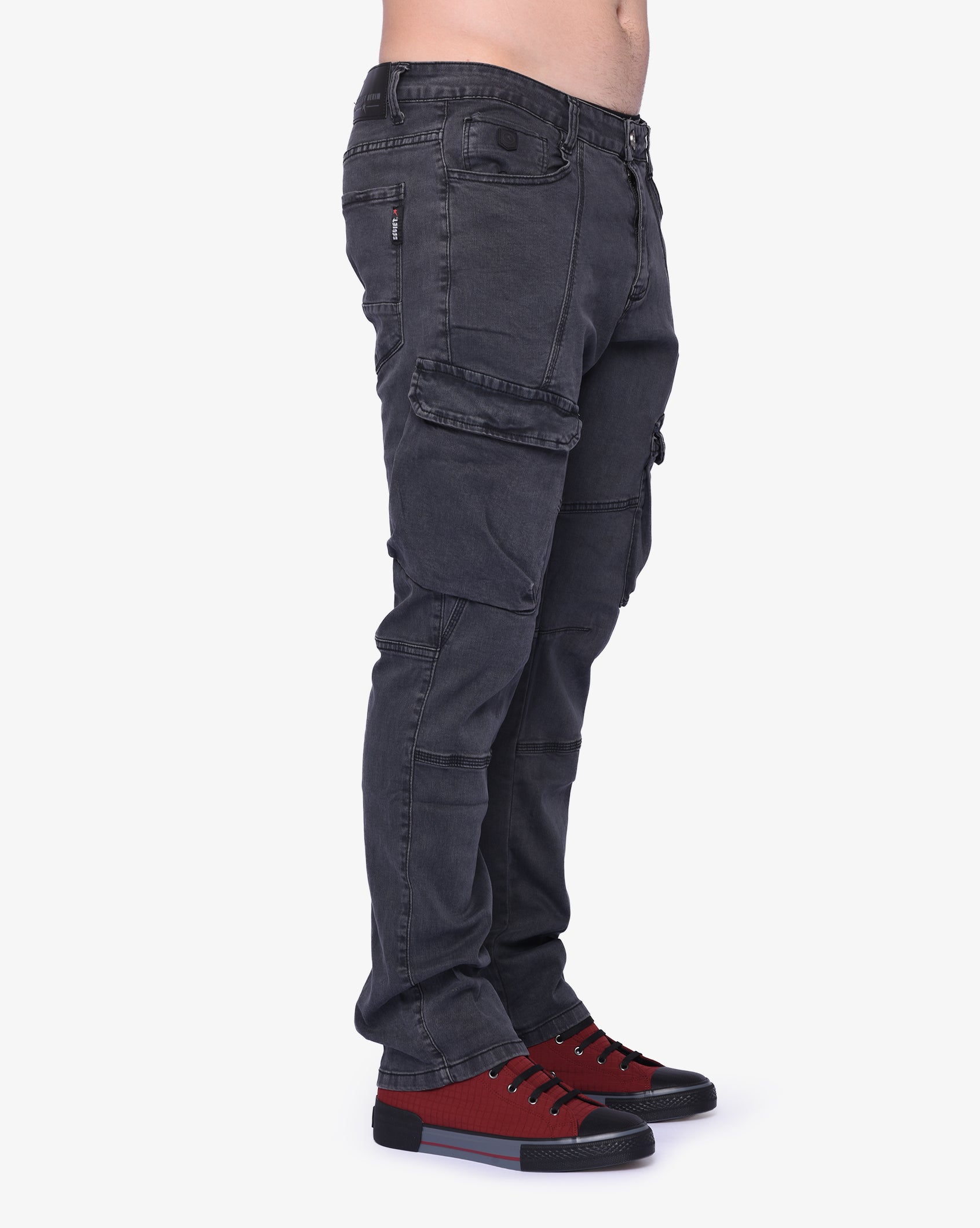 Mens Stuart #9 - Slim Fit Cargo Jeans