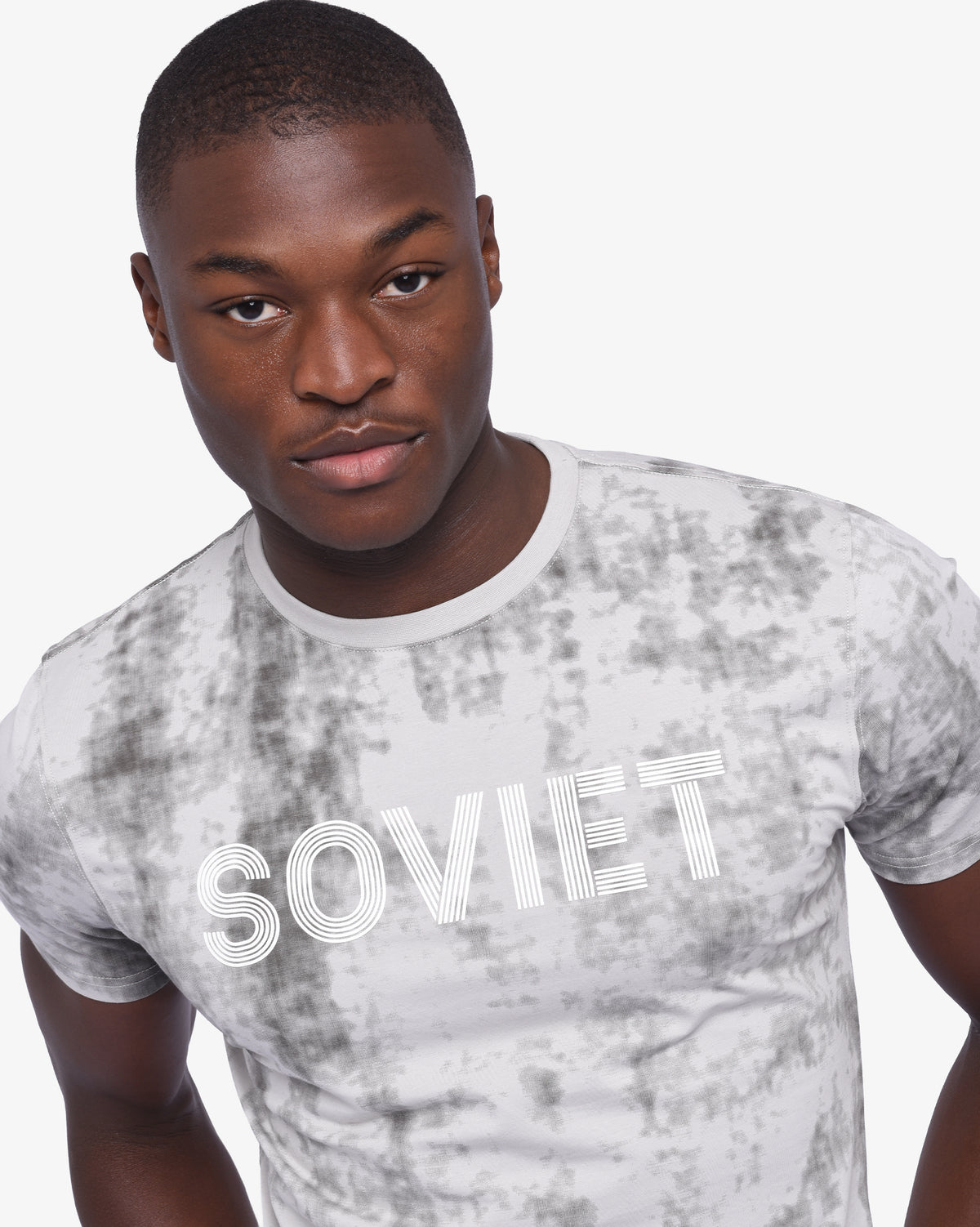 Mens Selleck - Short Sleeve Rotary Print T-Shirt