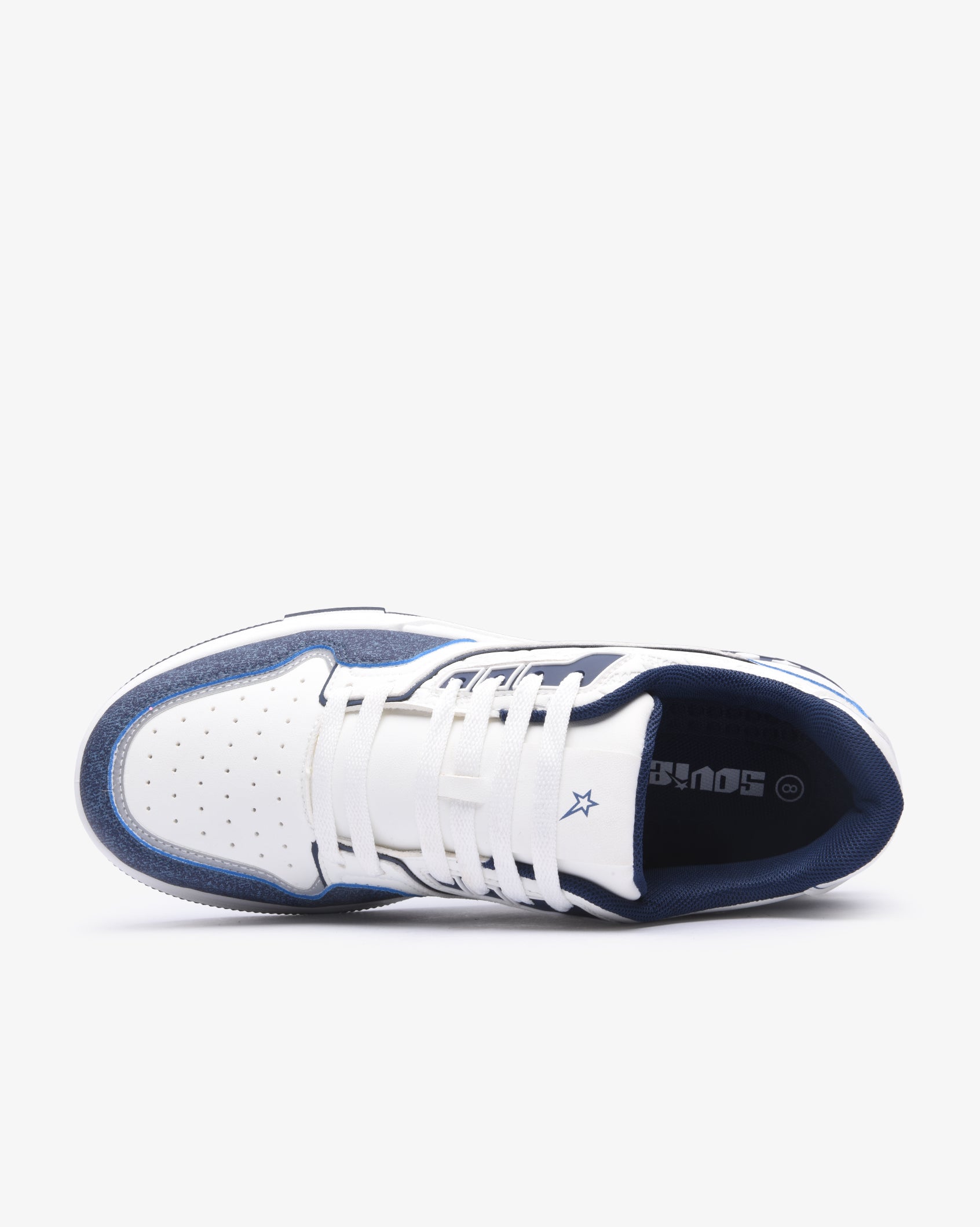 Mens Troy - Low Cut Textured PU Sneaker