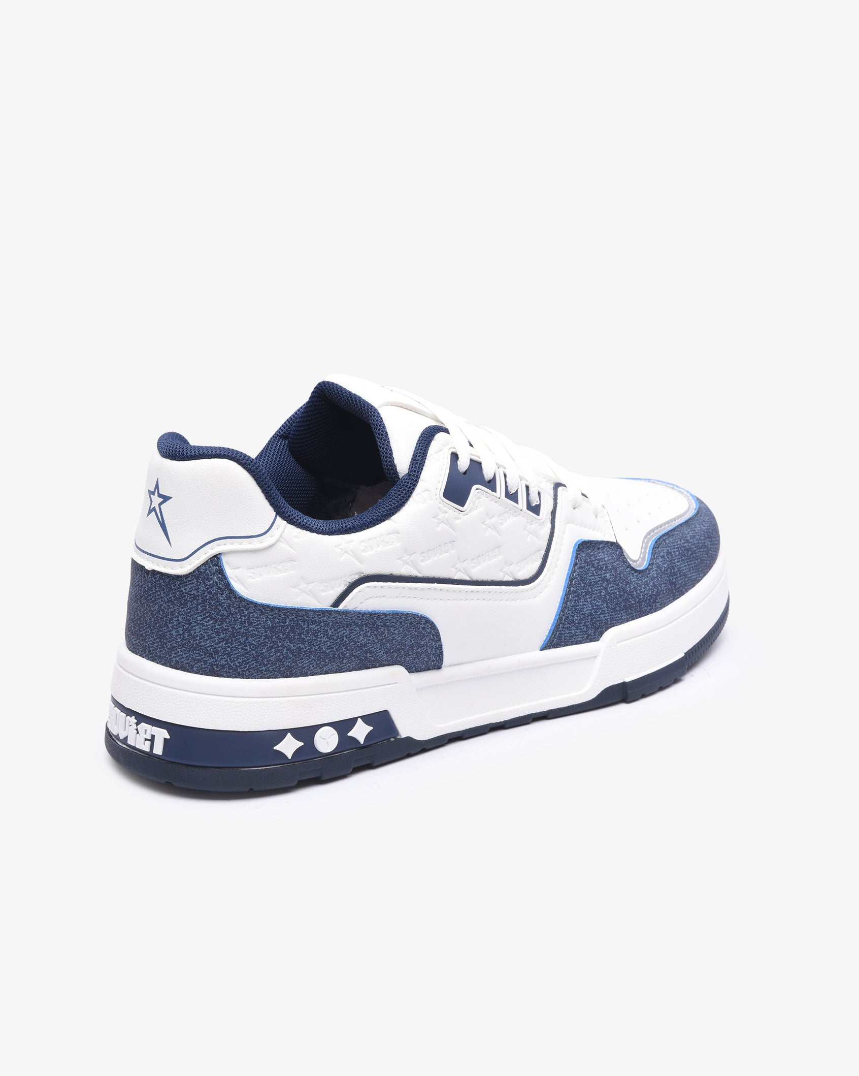 Mens Troy - Low Cut Textured PU Sneaker