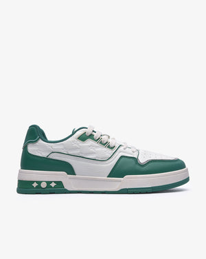 Mens Troy - Low Cut Textured PU Sneaker
