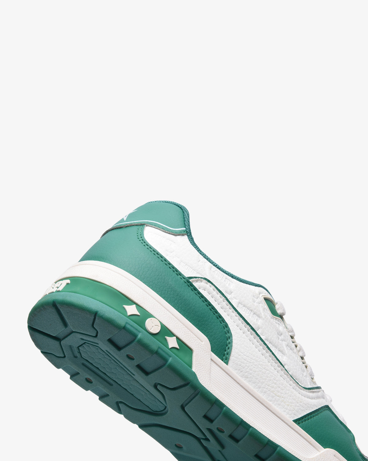 Mens Troy - Low Cut Textured PU Sneaker