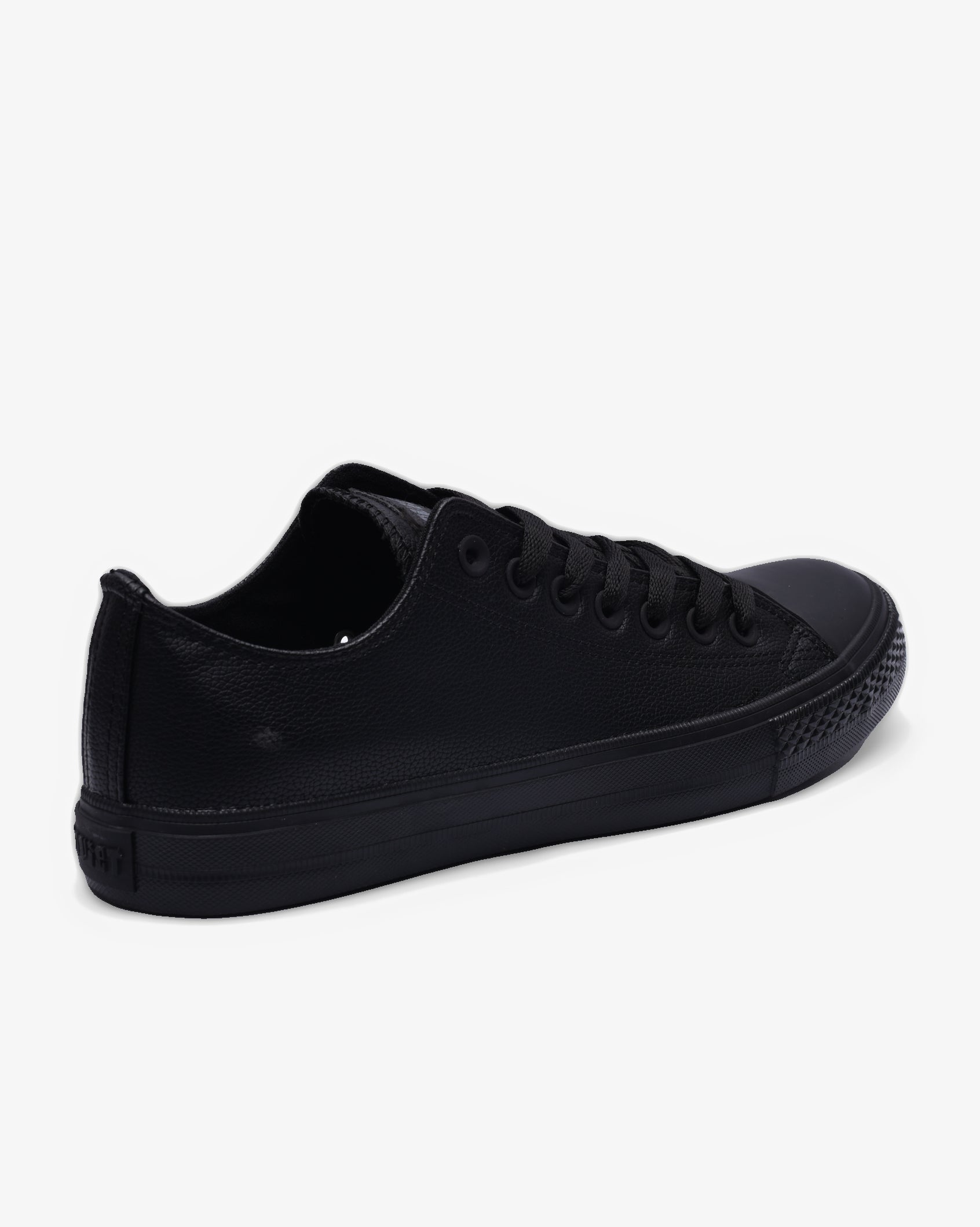 Mens Viper PU - Low Cut Vulcanized Black Mono