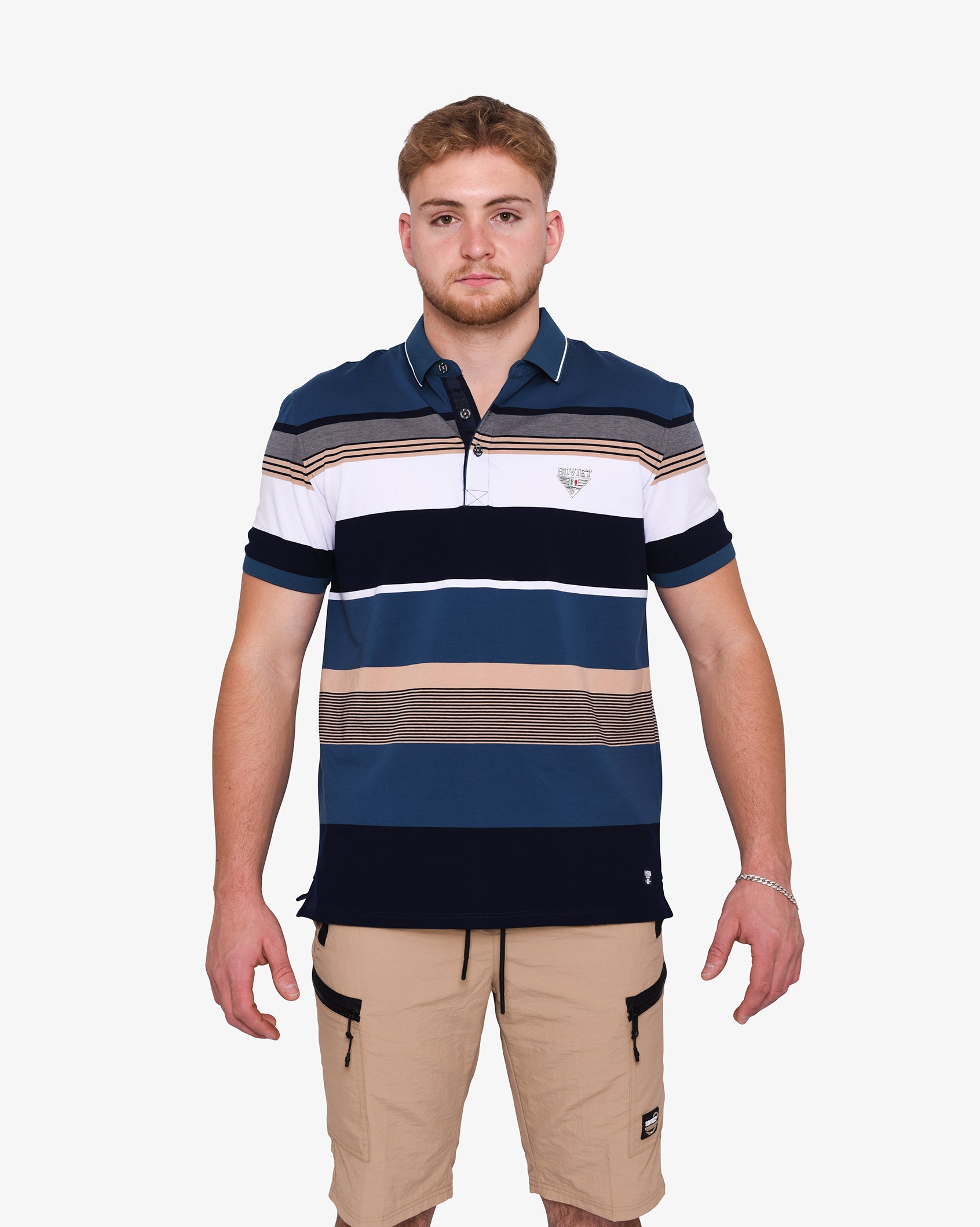 Mens Winston - Striped Golfer